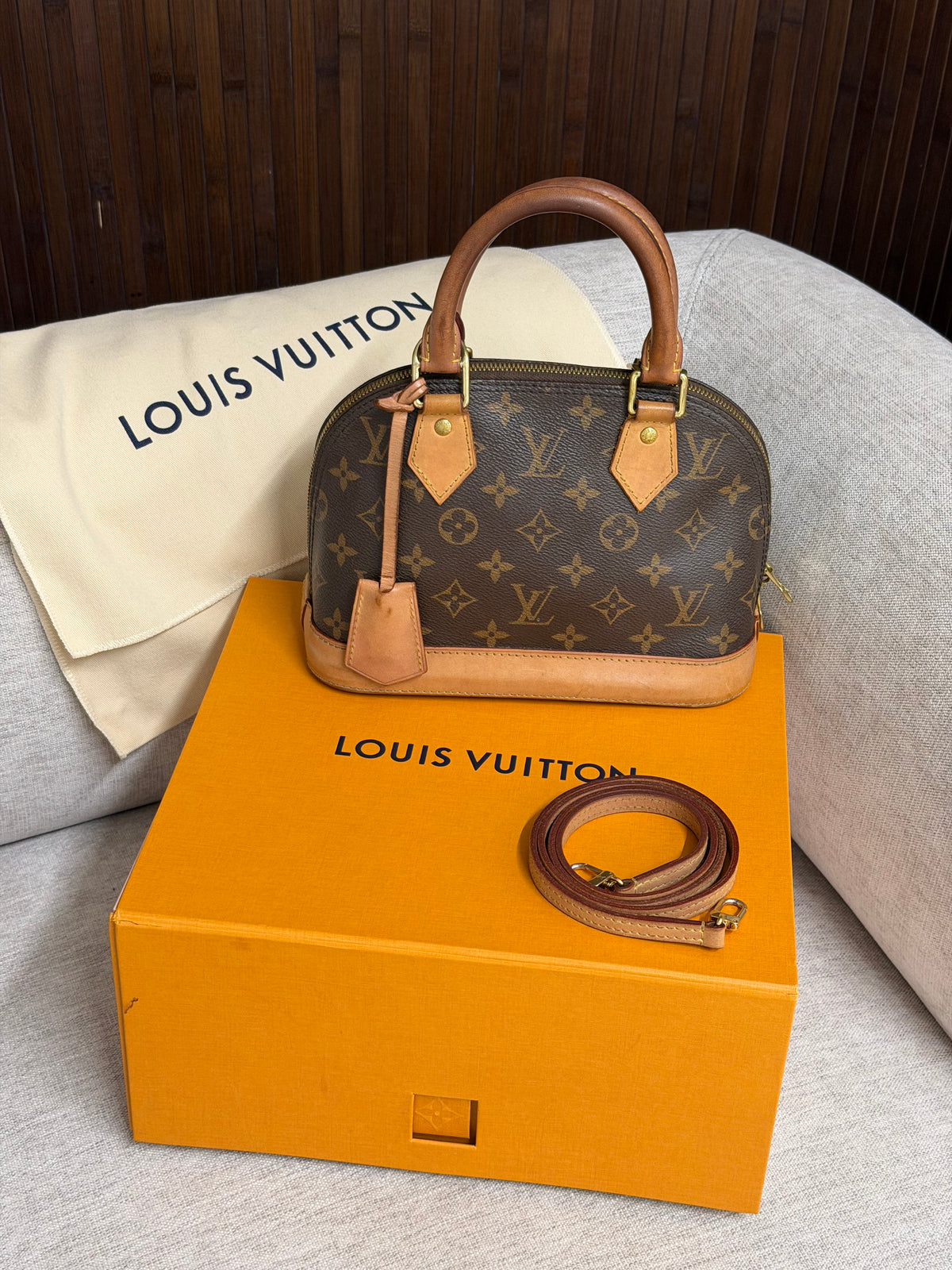 Louis Vuitton Alma BB in Monogram Canvas