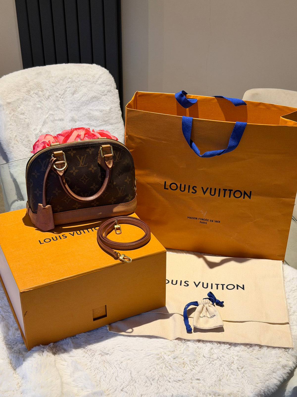 Louis Vuitton Alma BB in Monogram Canvas