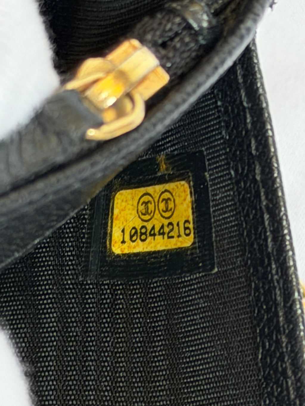 Chanel Wallet on Chain WOC in Black Leather with Gold Logo