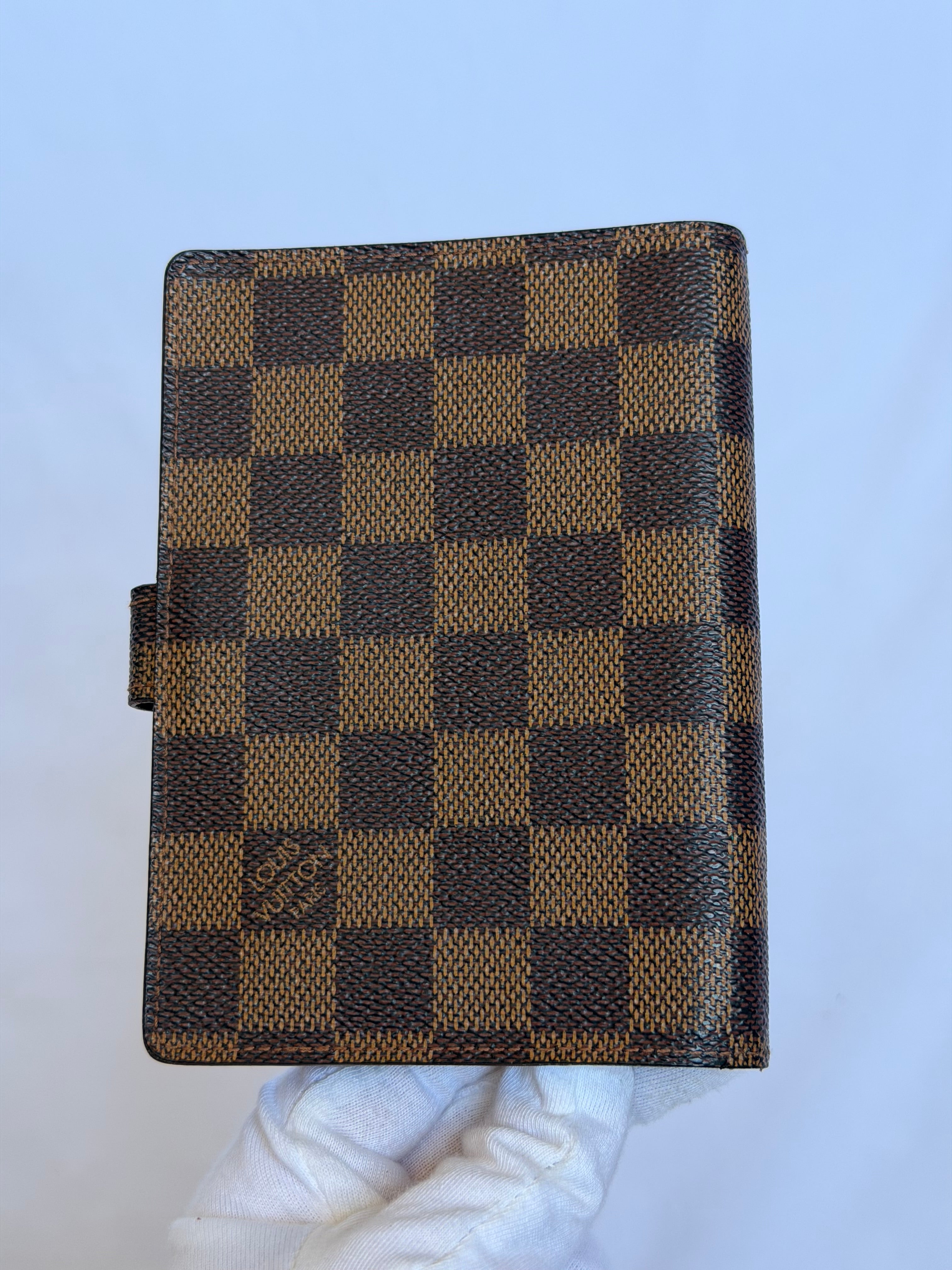 Louis Vuitton Agenda PM in Damier Ebene