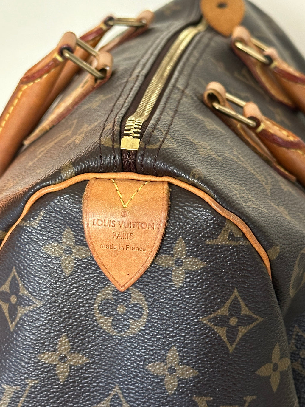 Louis Vuitton Speedy 35 Monogram + Lock & Key