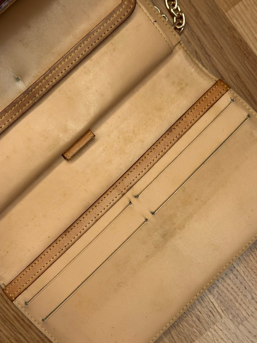 Louis Vuitton X Takashi Murakami Trifold Wallet with Unbranded Chains and Insert