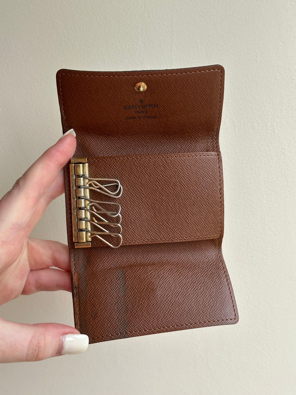 Louis Vuitton Monogram 6 Key Holder Case Wallet