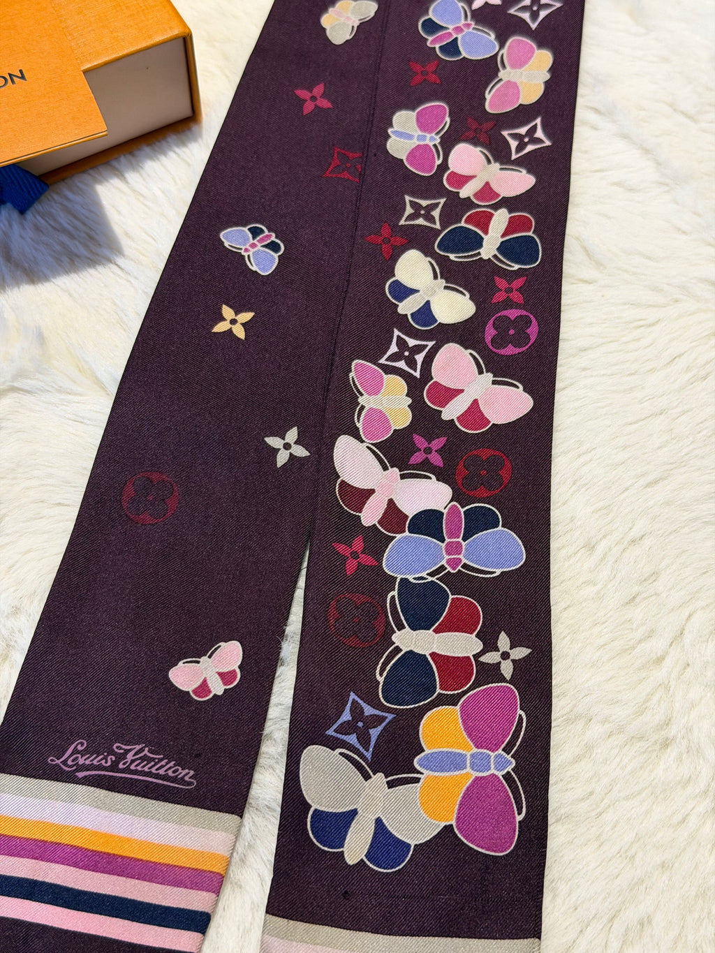 Louis Vuitton Butterfly Strap Bandeau in Purple