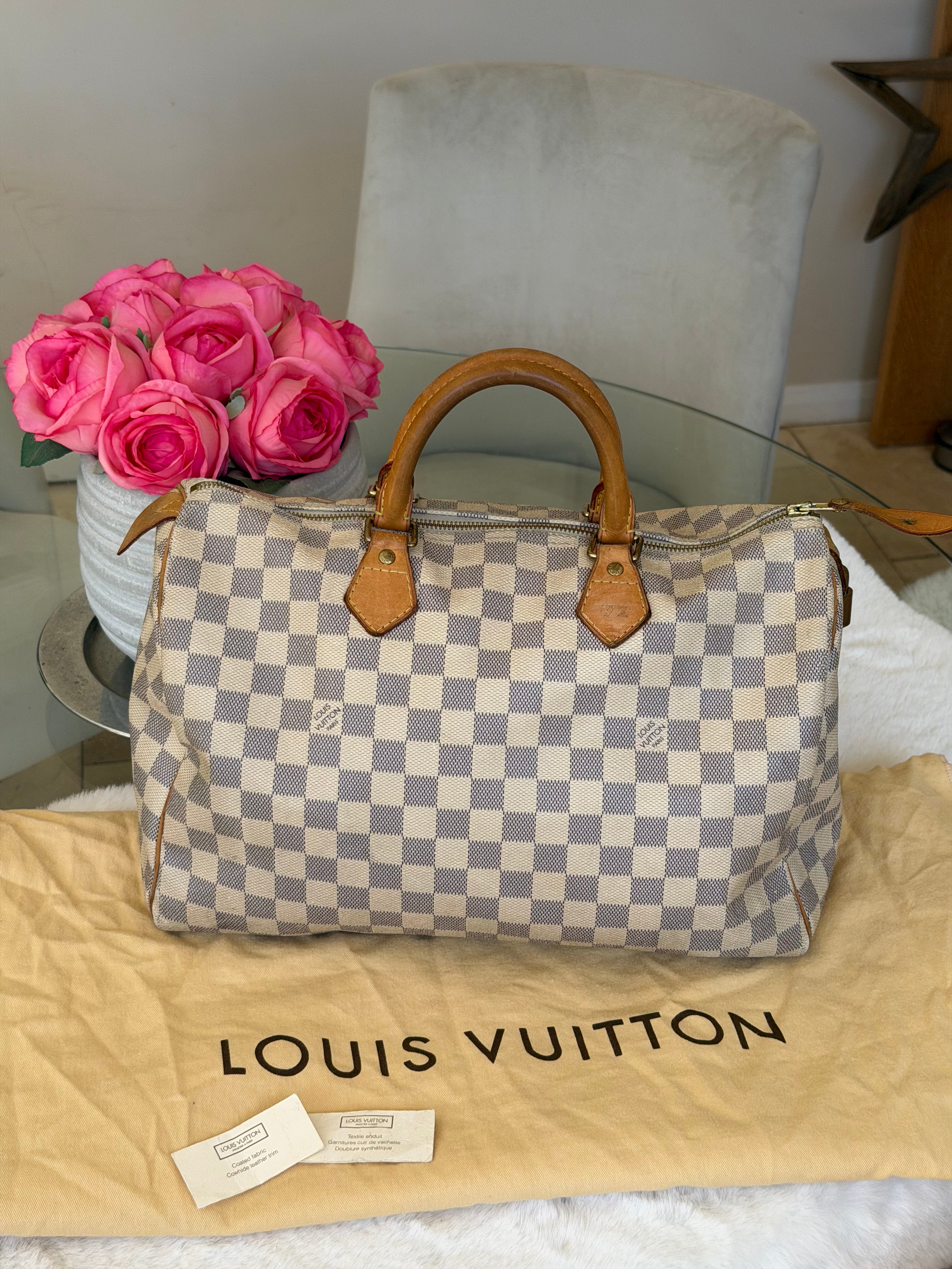 Louis Vuitton Speedy 35 in Damier Azur