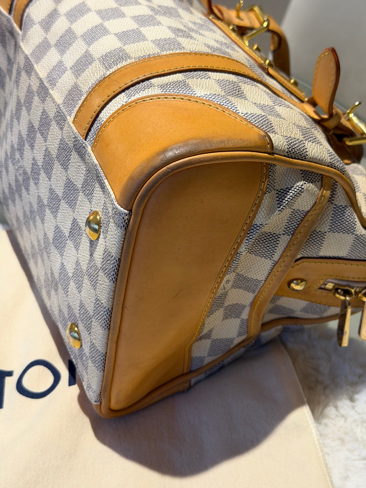 Louis Vuitton Berkeley in Damier Azur Canvas