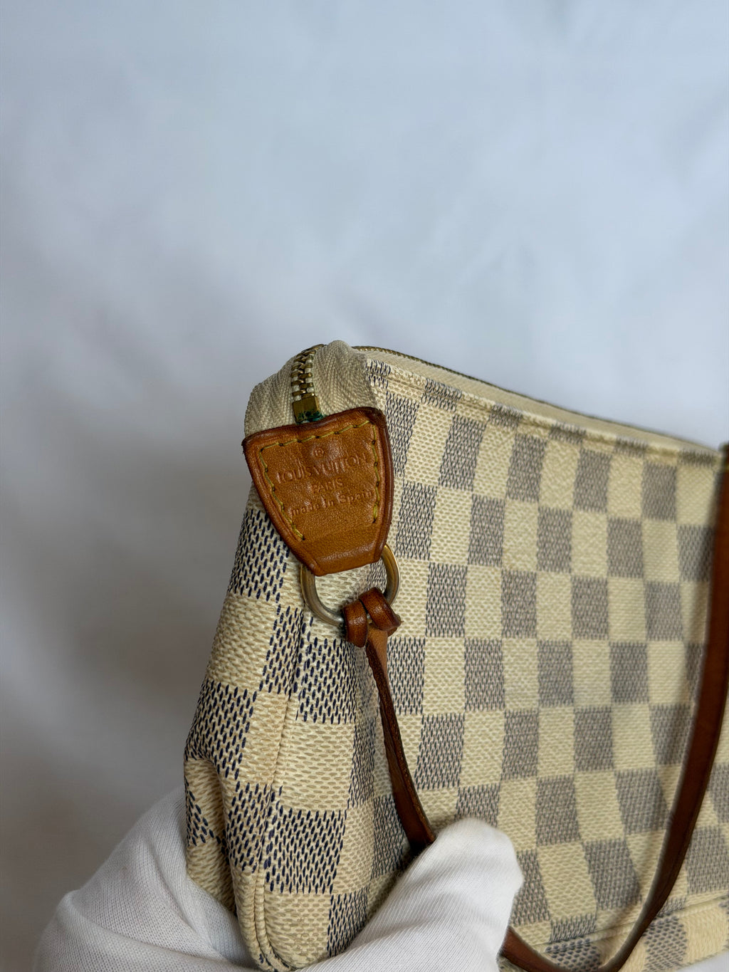 Louis Vuitton Pochette Accessories in Damier Azur