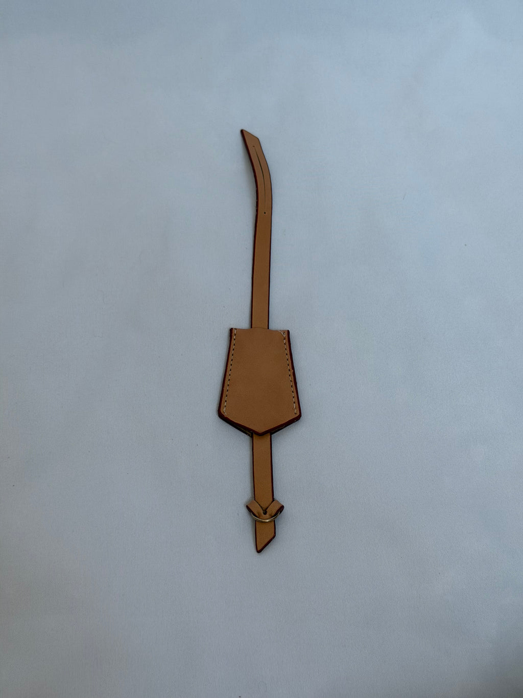 Genuine Leather Clochette in Tan