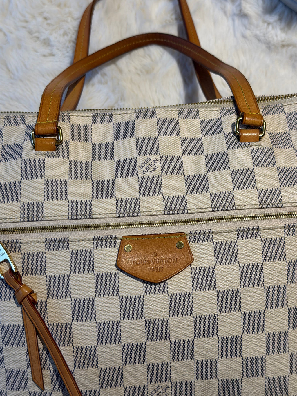 Louis Vuitton Iena MM in Damier Azur Canvas