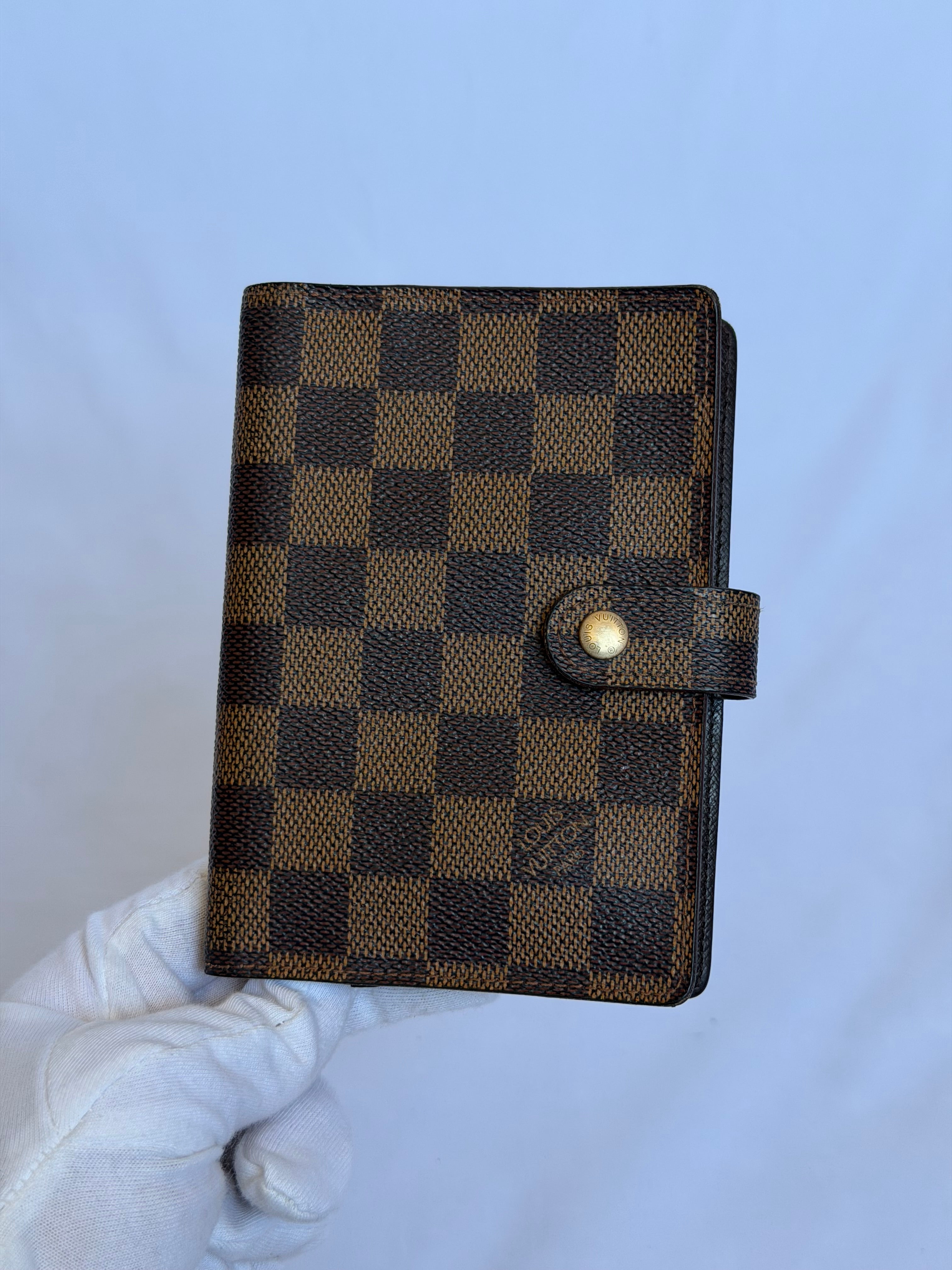 Louis Vuitton Agenda PM in Damier Ebene