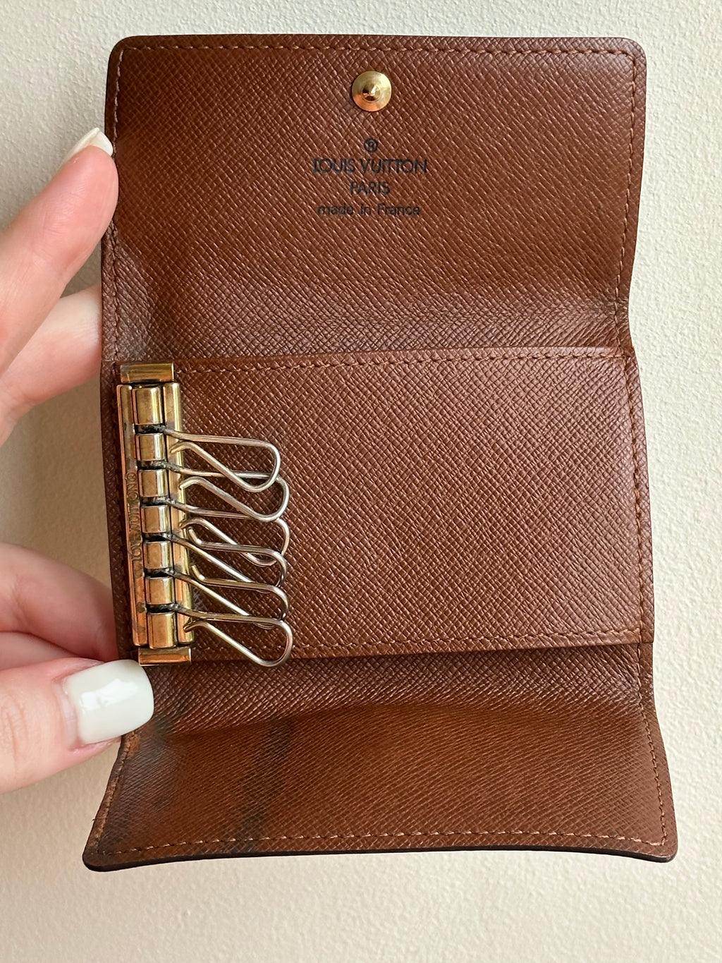 Louis Vuitton Monogram 6 Key Holder Case Wallet