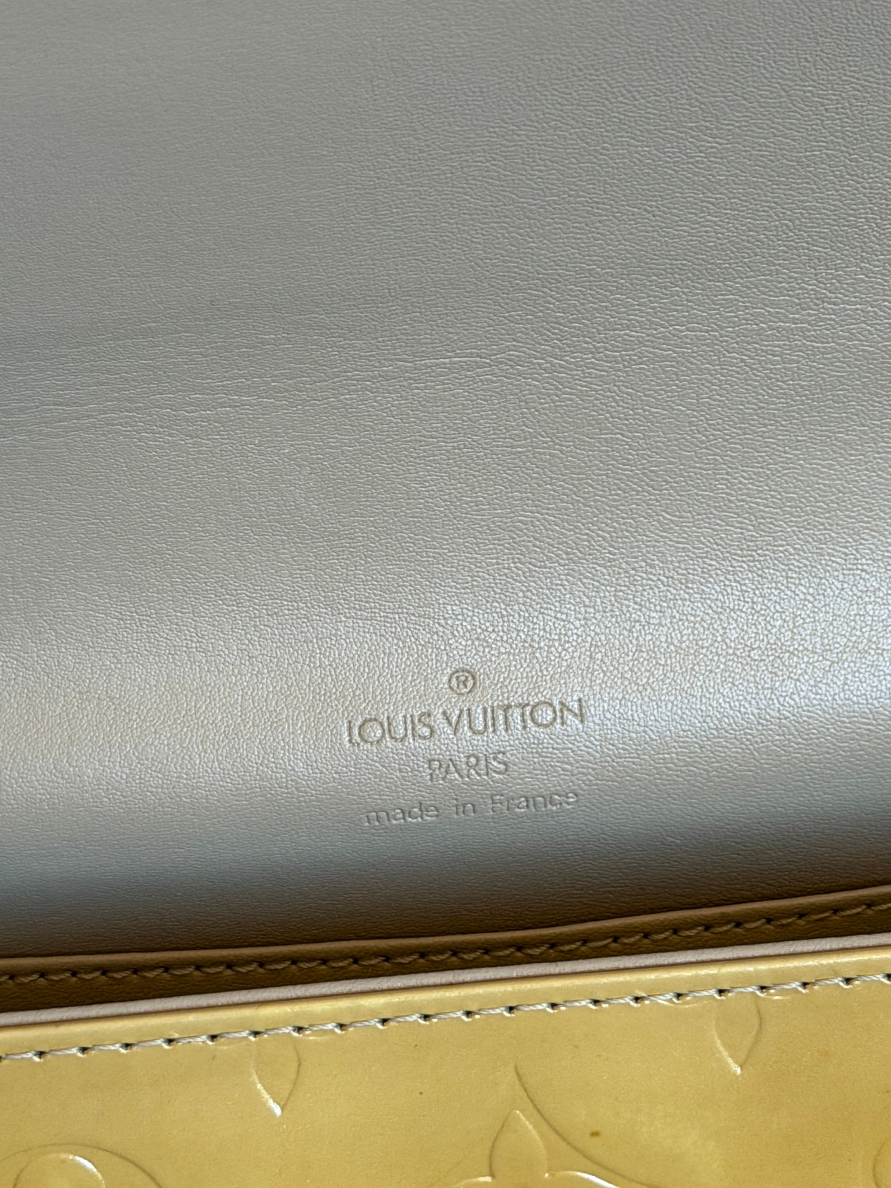 Louis Vuitton Thompson Street in Yellow Vernis Leather