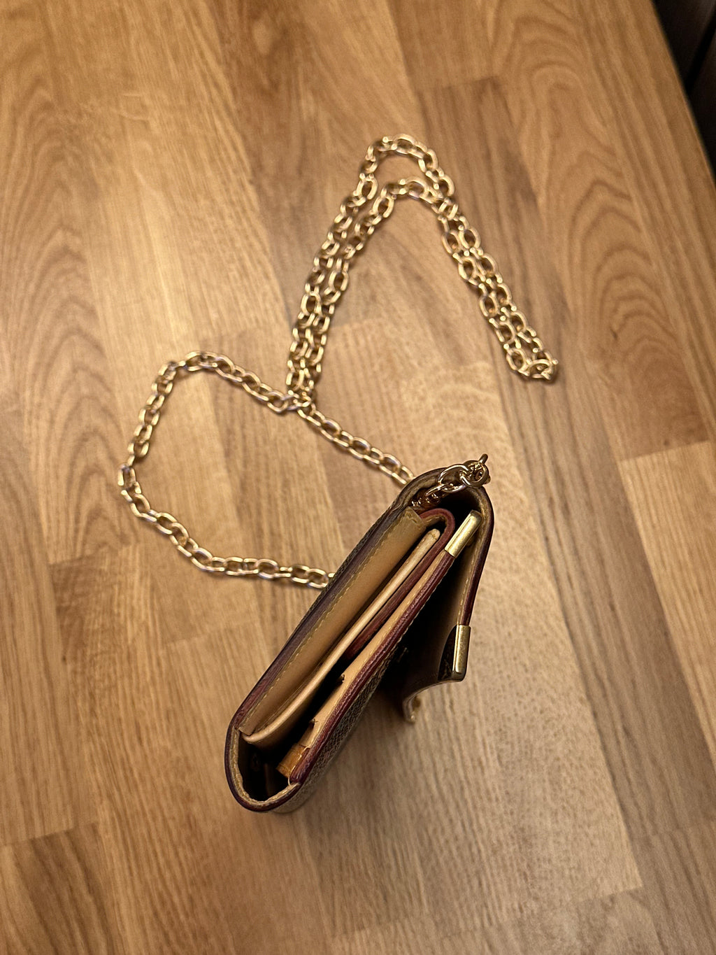 Louis Vuitton X Takashi Murakami Trifold Wallet with Unbranded Chains and Insert