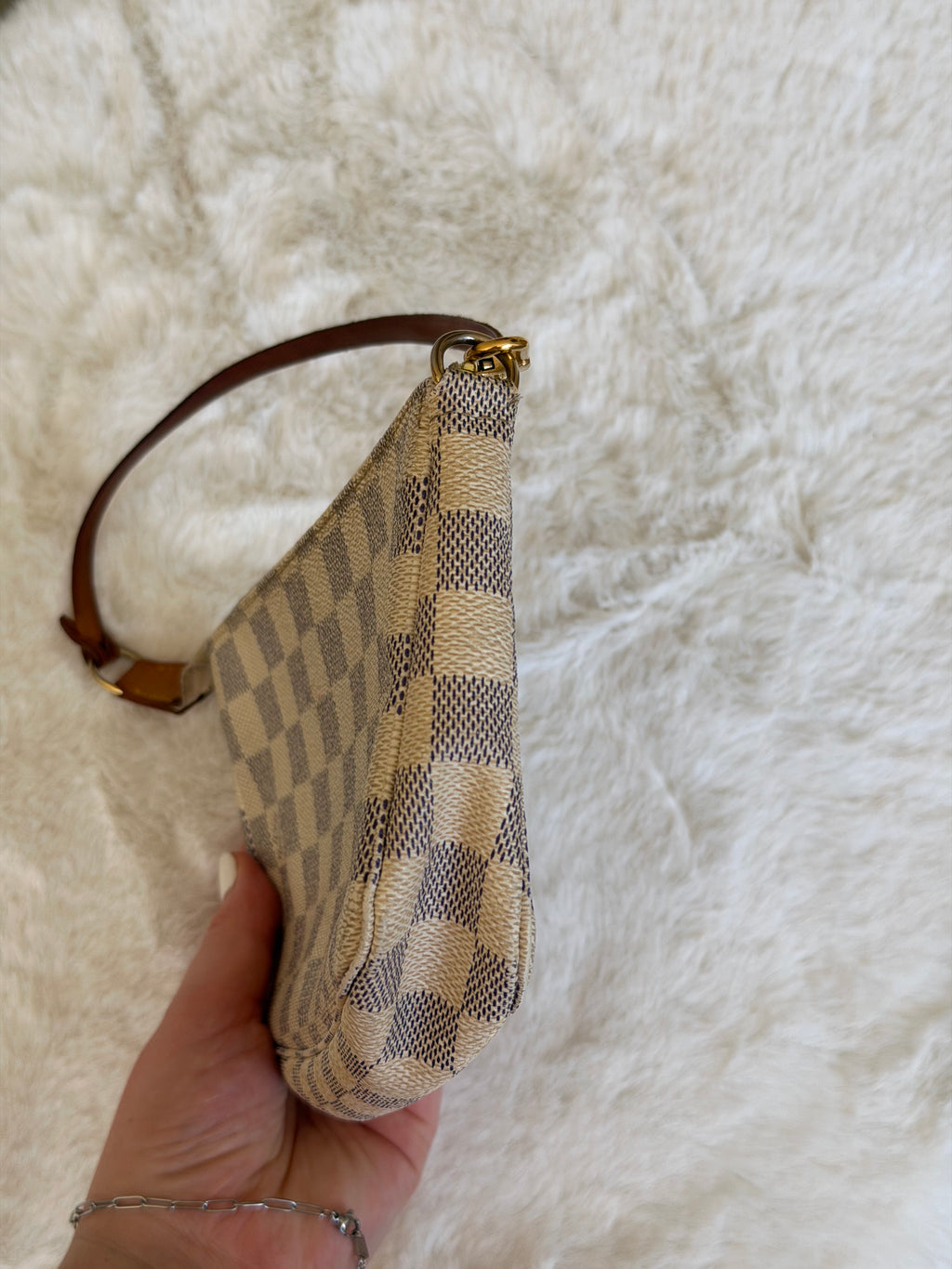 Louis Vuitton Pochette Accessories in Damier Azur