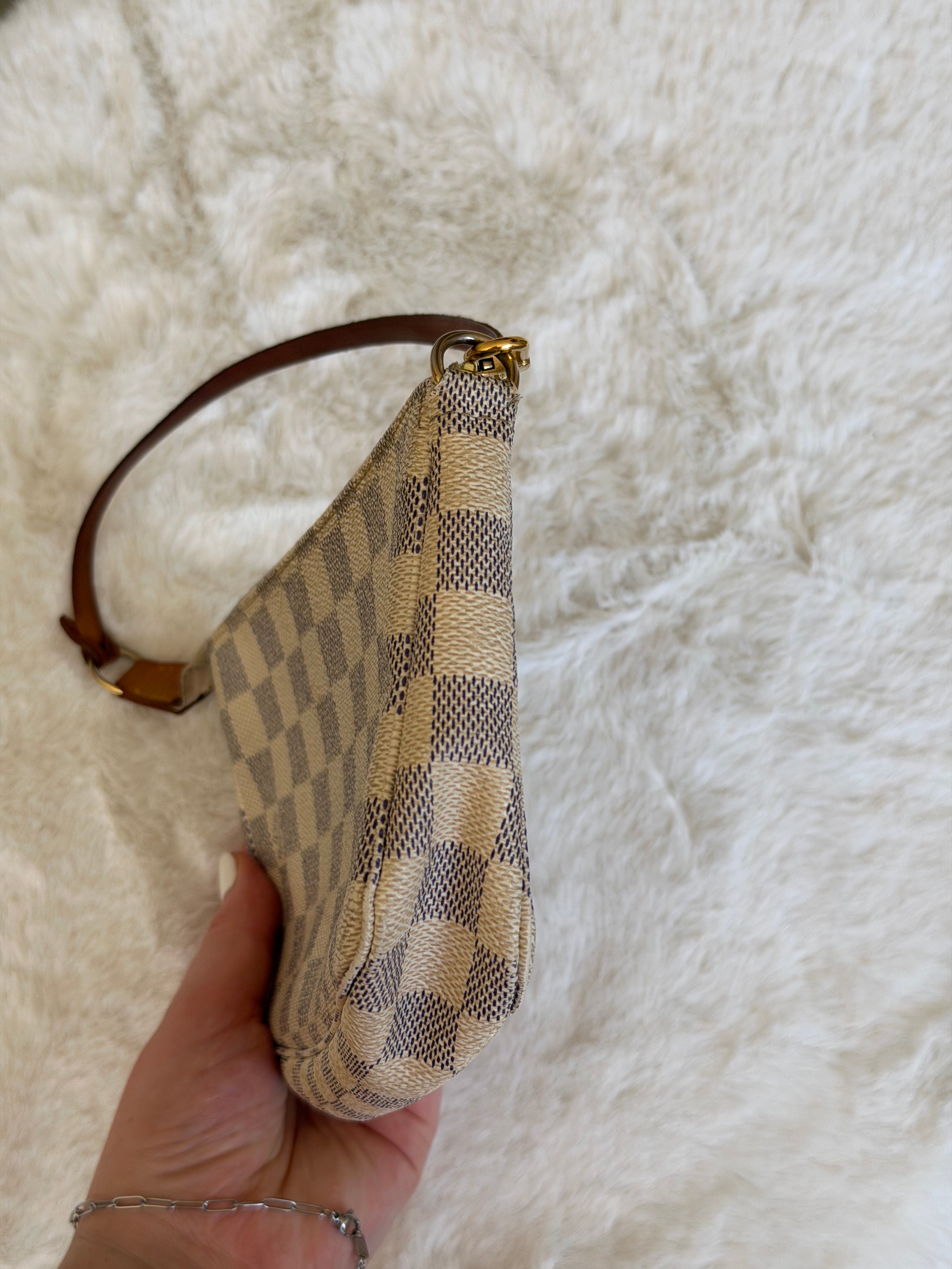 Louis Vuitton Pochette Accessories in Damier Azur