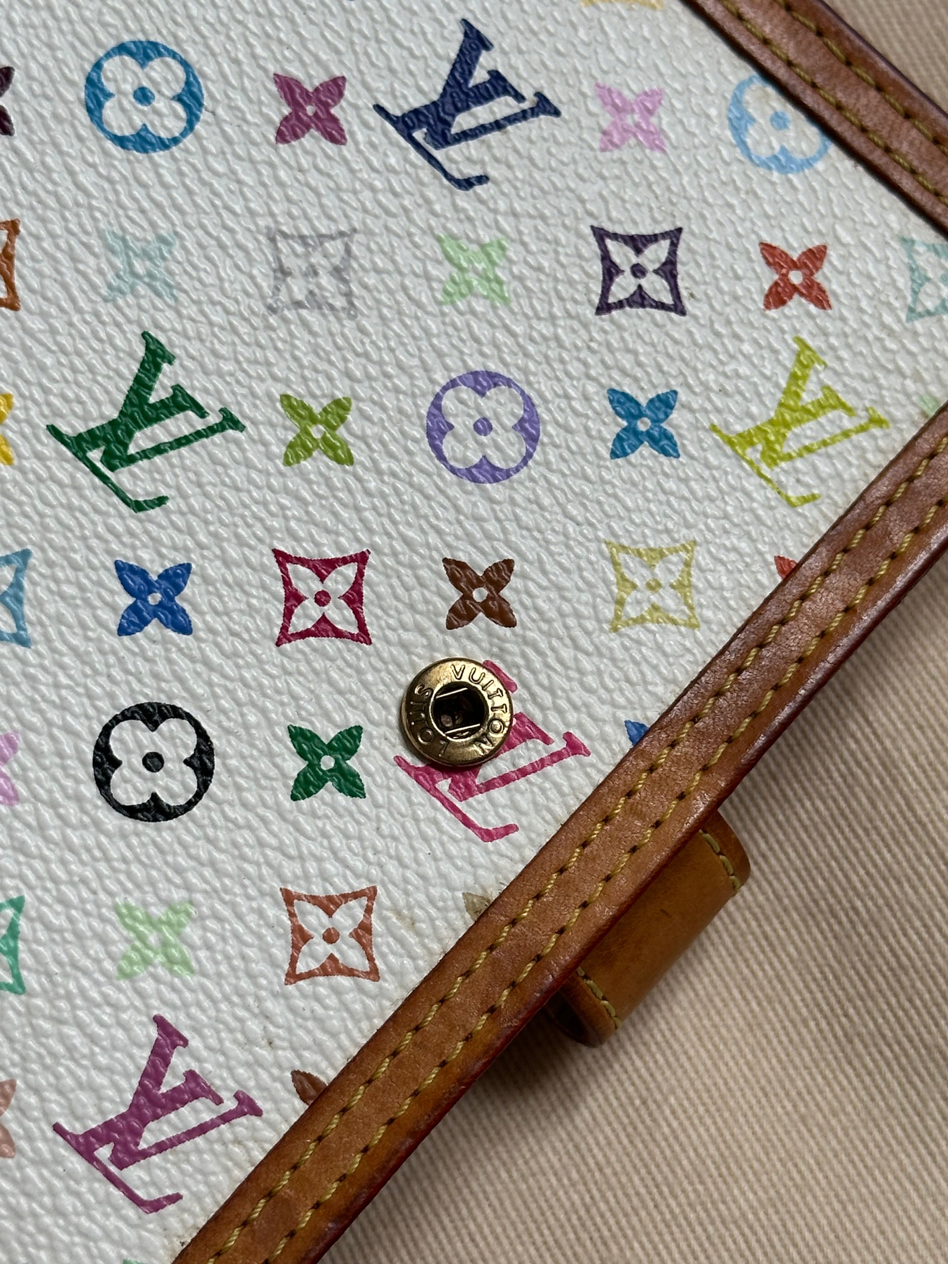 Louis Vuitton X Takashi Murakami Agenda PM in Multicolour Monogram