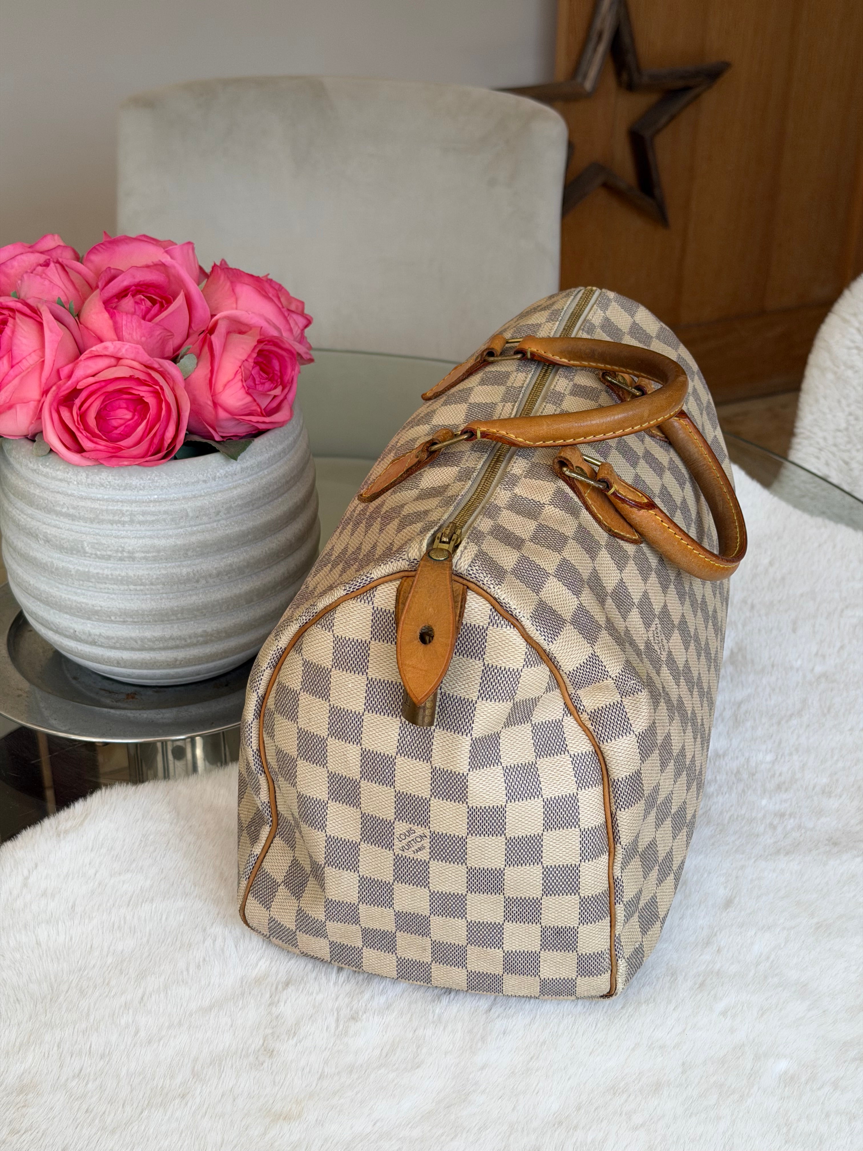Louis Vuitton Speedy 35 in Damier Azur