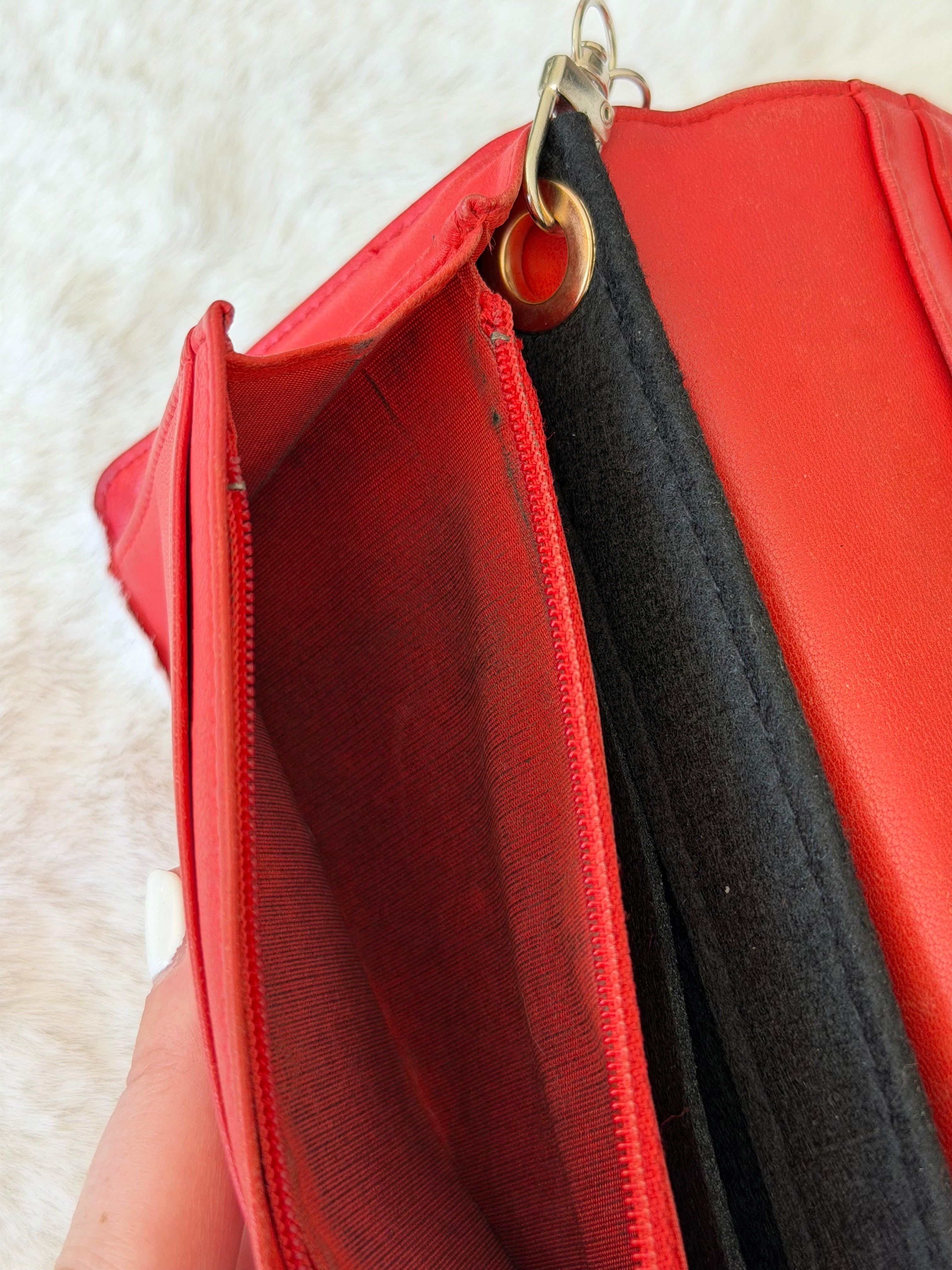 Chanel Lambskin Leather Wallet on Chain WOC