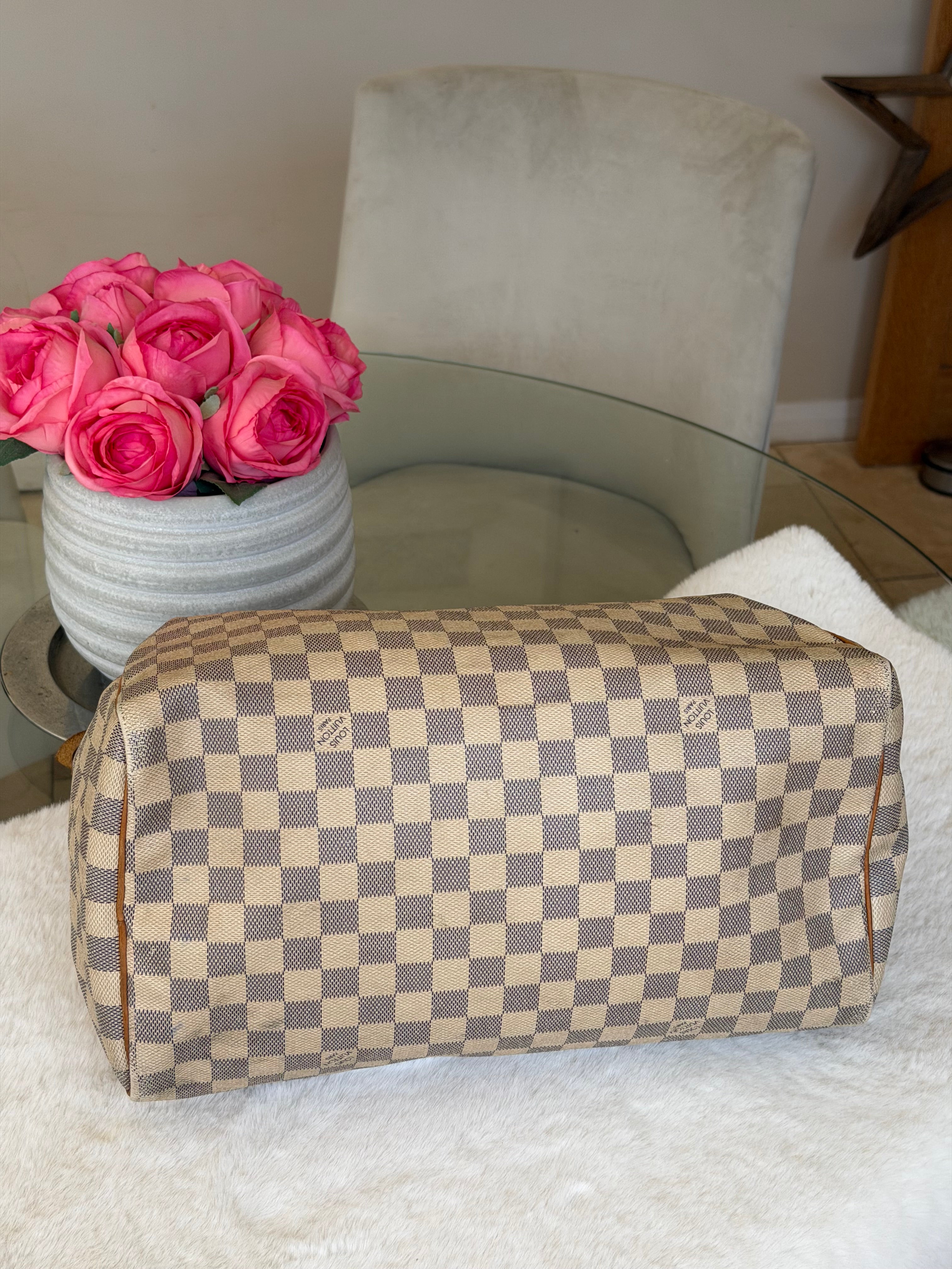 Louis Vuitton Speedy 35 in Damier Azur