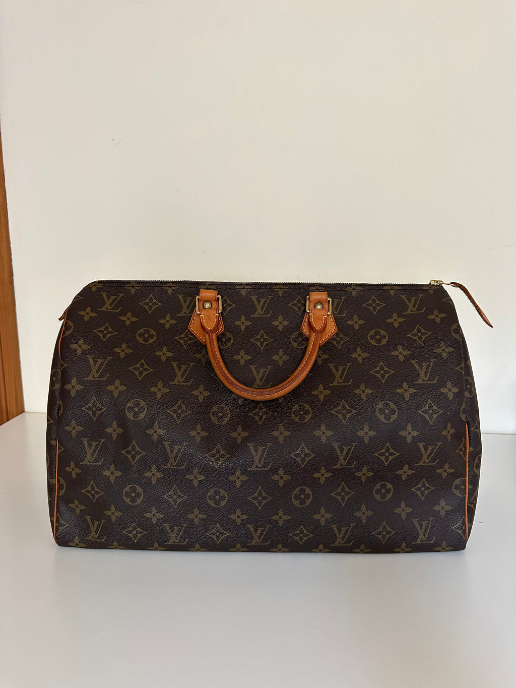 Louis Vuitton Monogram Speedy 40 + Lock & Key