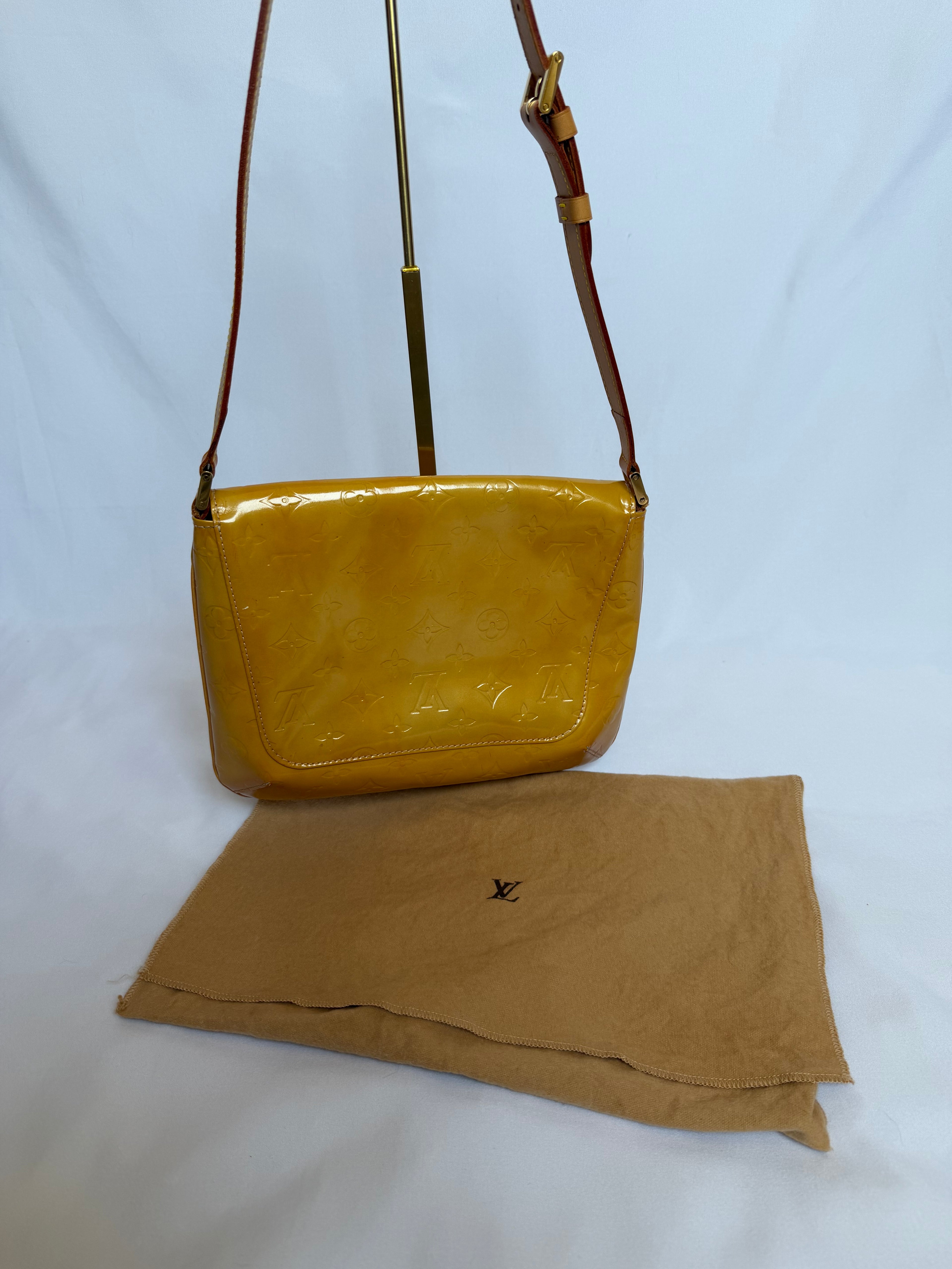 Louis Vuitton Thompson Street in Yellow Vernis Leather