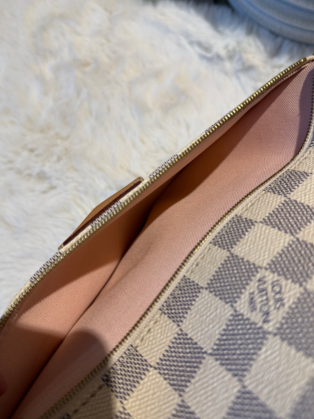 Louis Vuitton Iena MM in Damier Azur Canvas