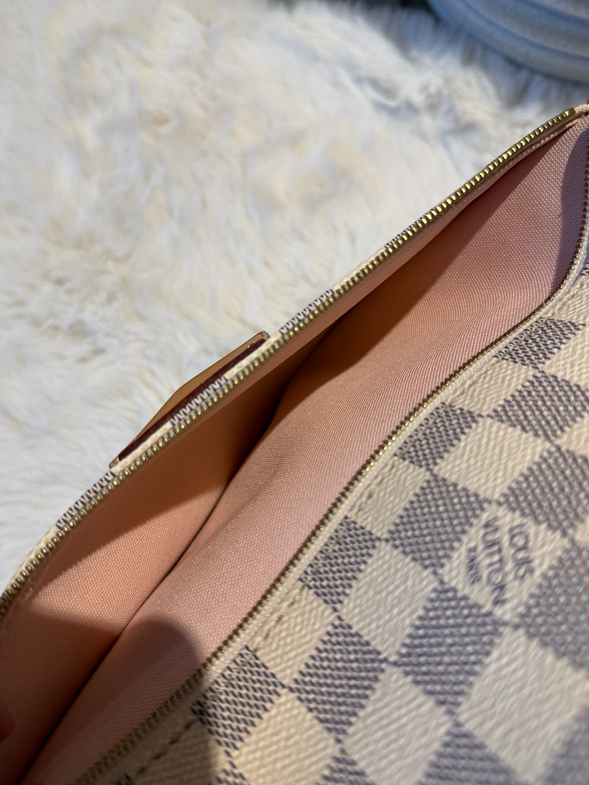 Louis Vuitton Iena MM in Damier Azur Canvas