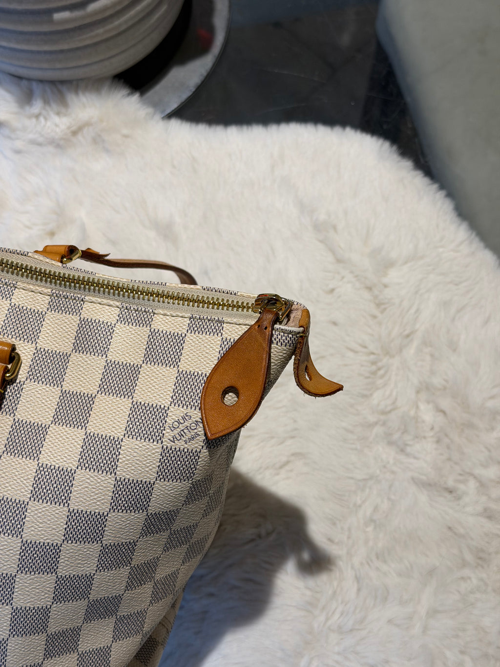 Louis Vuitton Iena MM in Damier Azur Canvas