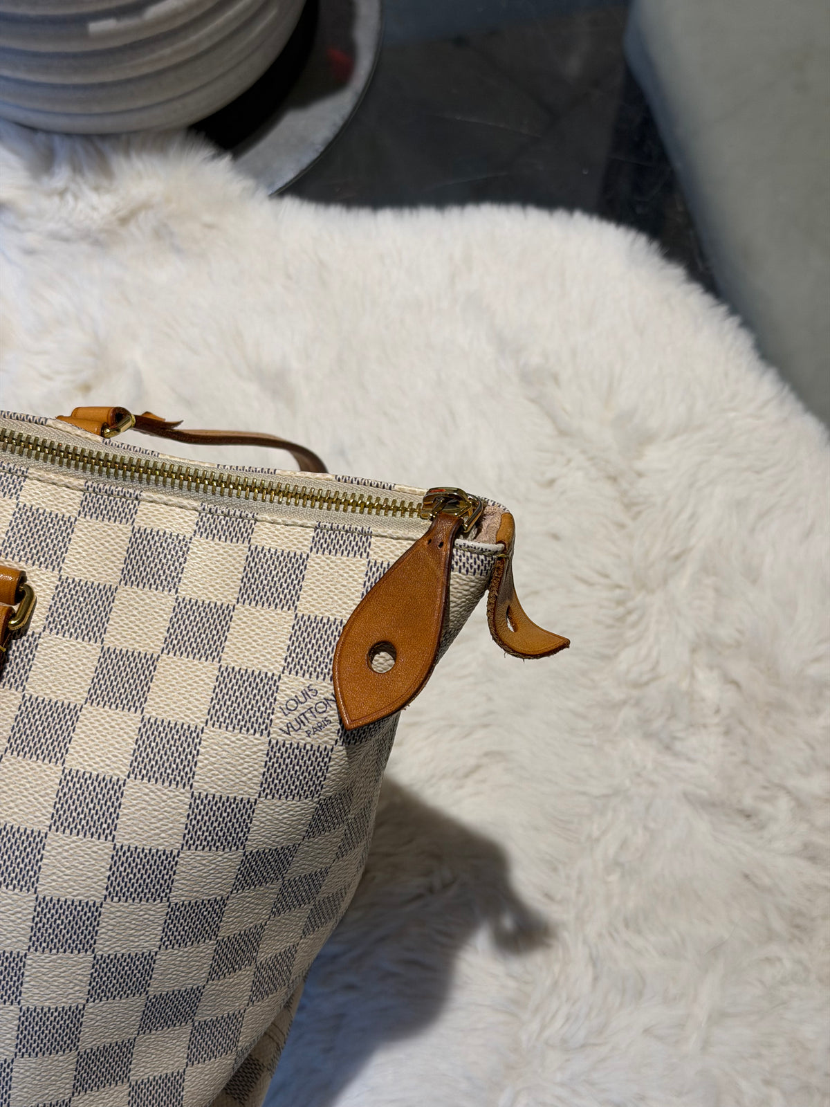 Louis Vuitton Iena MM in Damier Azur Canvas