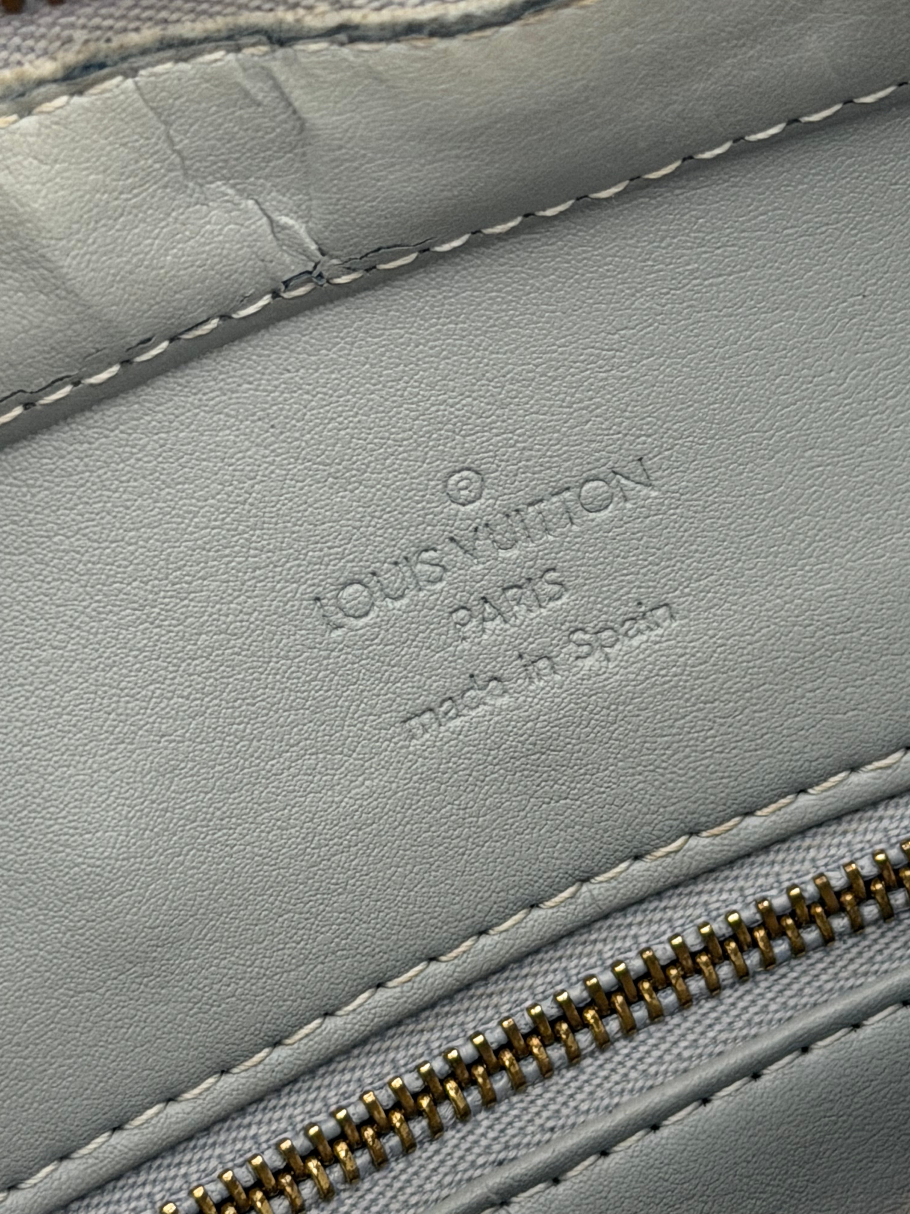 Louis Vuitton Houston in Yellow Vernis Leather