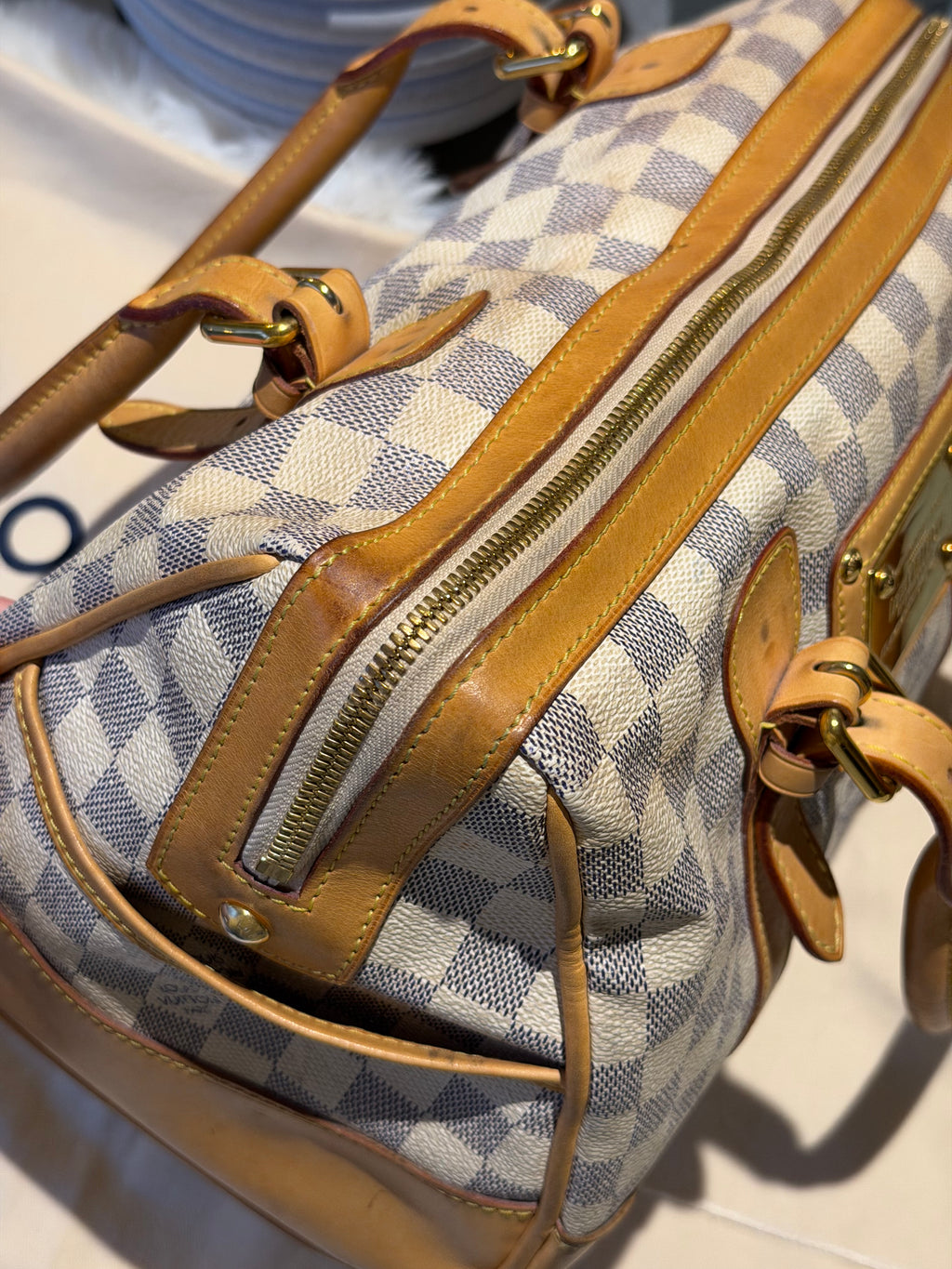 Louis Vuitton Berkeley in Damier Azur Canvas