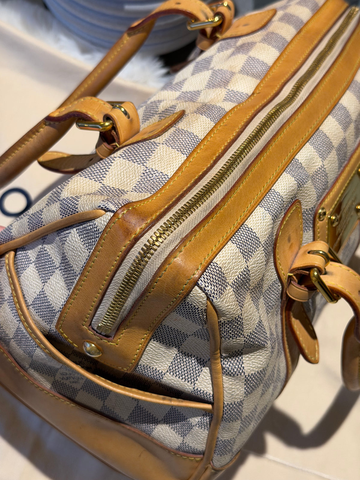 Louis Vuitton Berkeley in Damier Azur Canvas