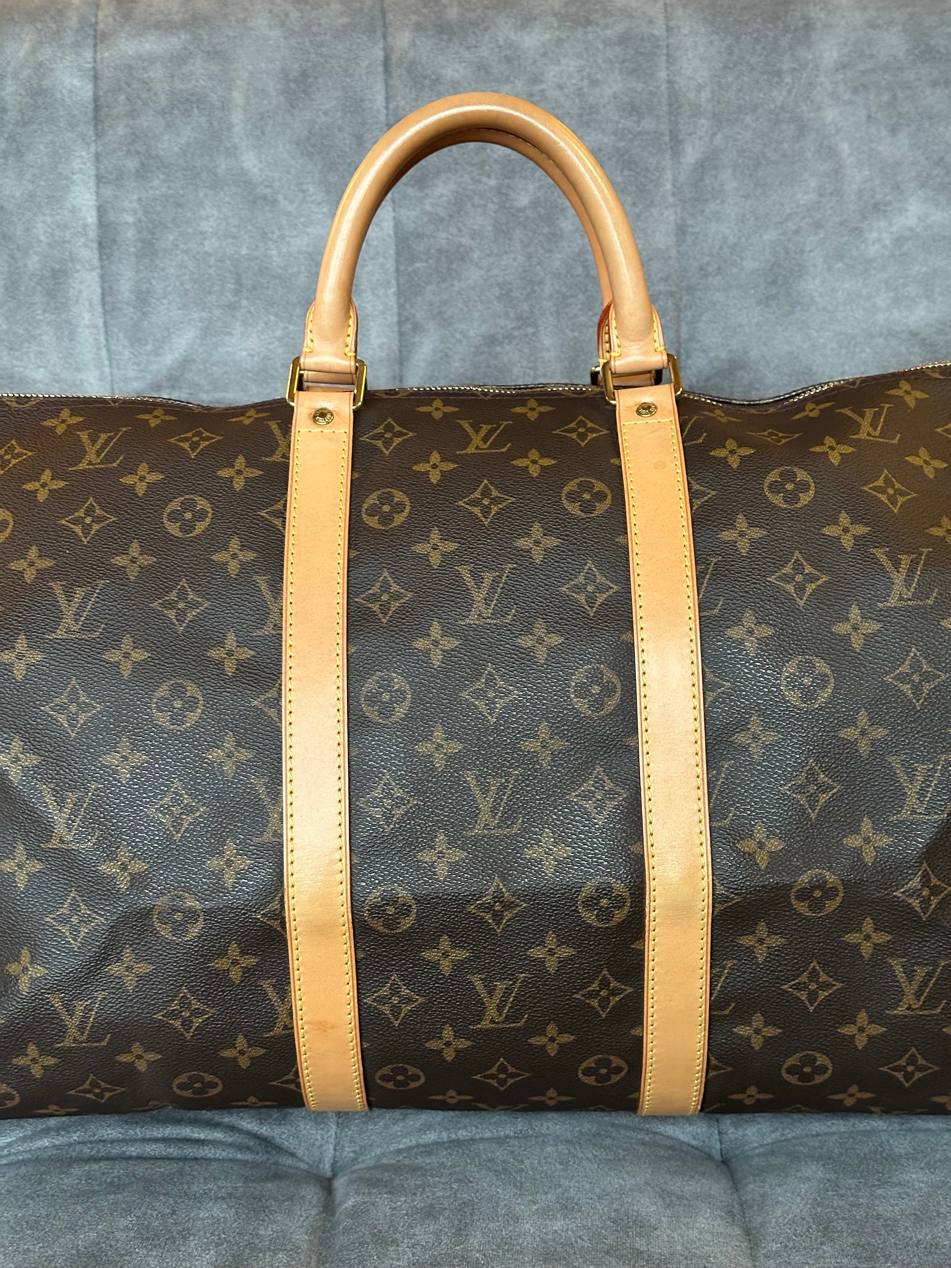 Louis Vuitton Monogram Canvas Keepall Holdall 55