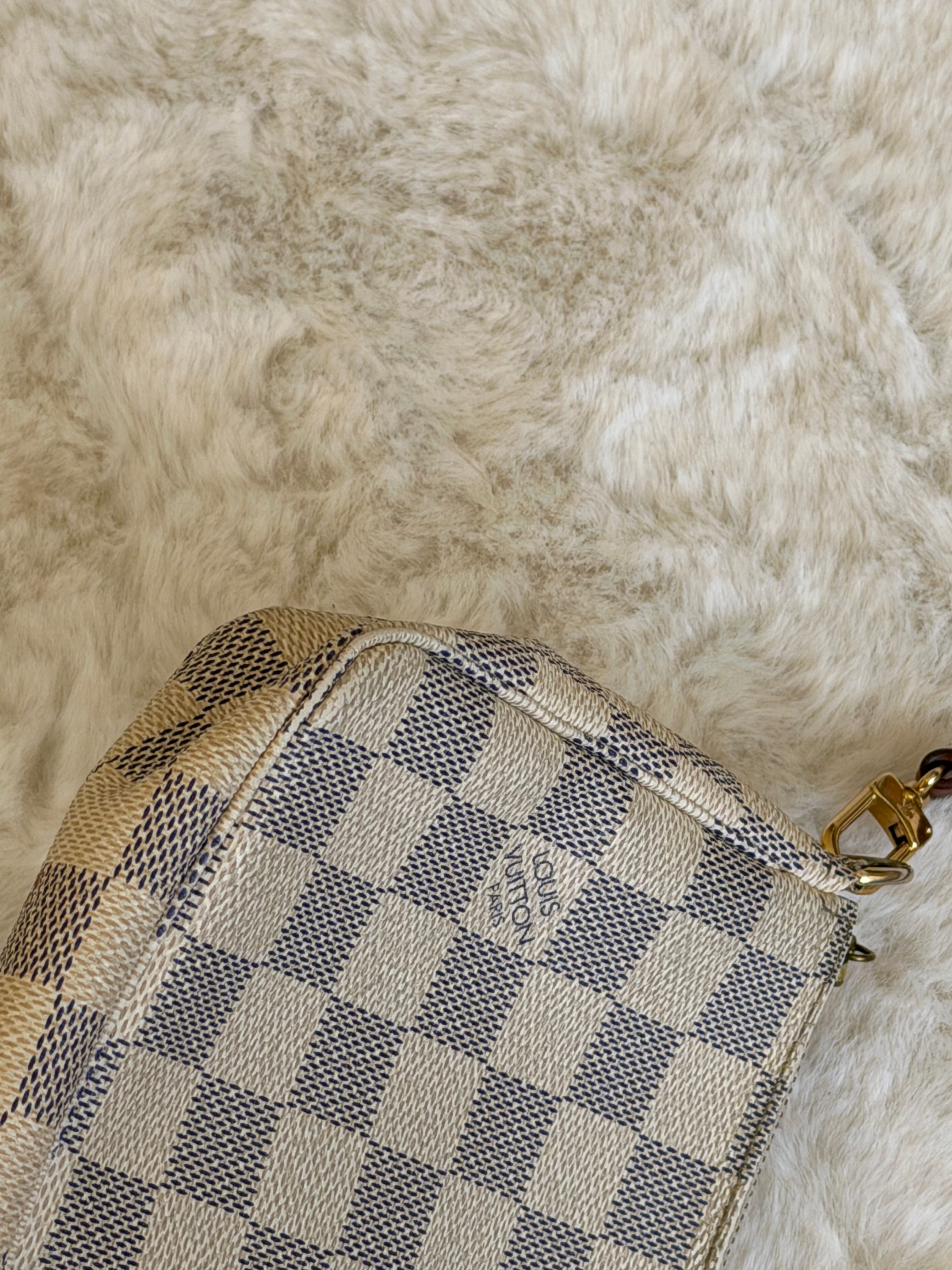 Louis Vuitton Pochette Accessories in Damier Azur