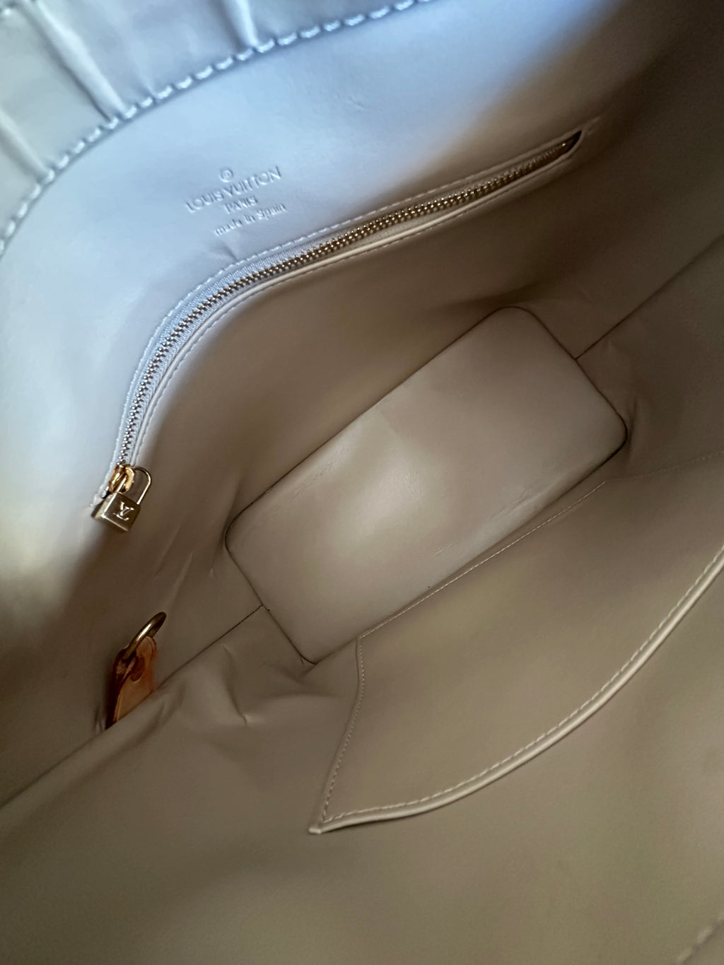 Louis Vuitton Houston Gold - Yellow Vernis Leather
