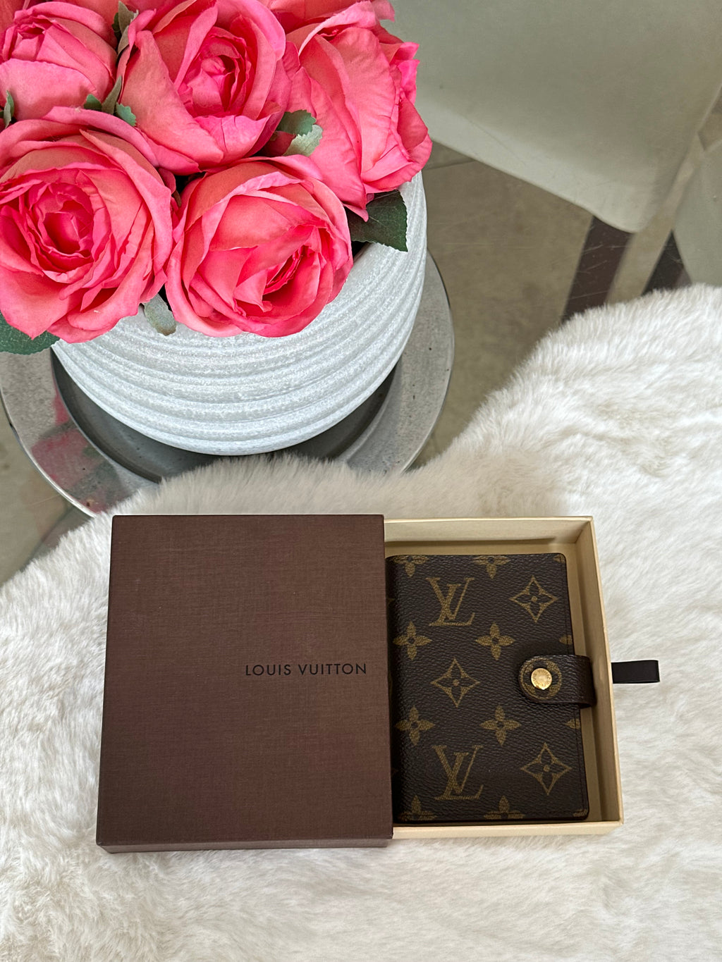 Louis Vuitton Etui Palm PDA Mini Pocket Organiser Agenda in Monogram