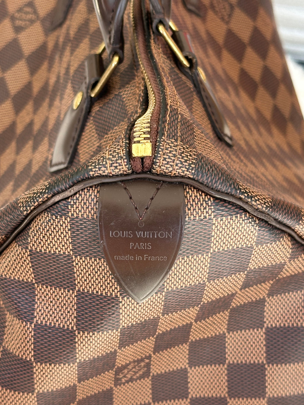 Louis Vuitton Speedy 30 in Damier Ebene