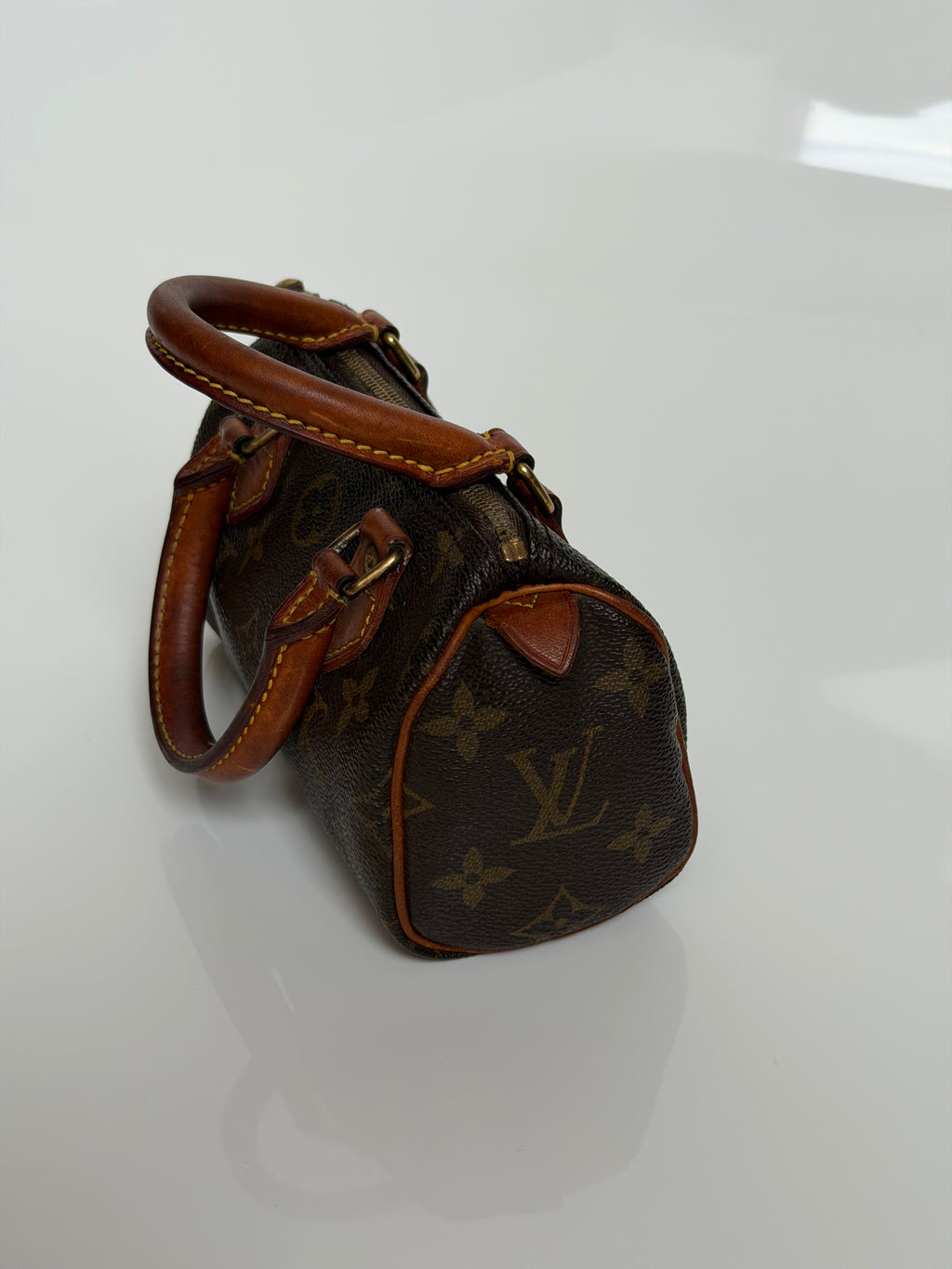 Louis Vuitton Mini Speedy in Monogram Canvas with Unbranded Strap