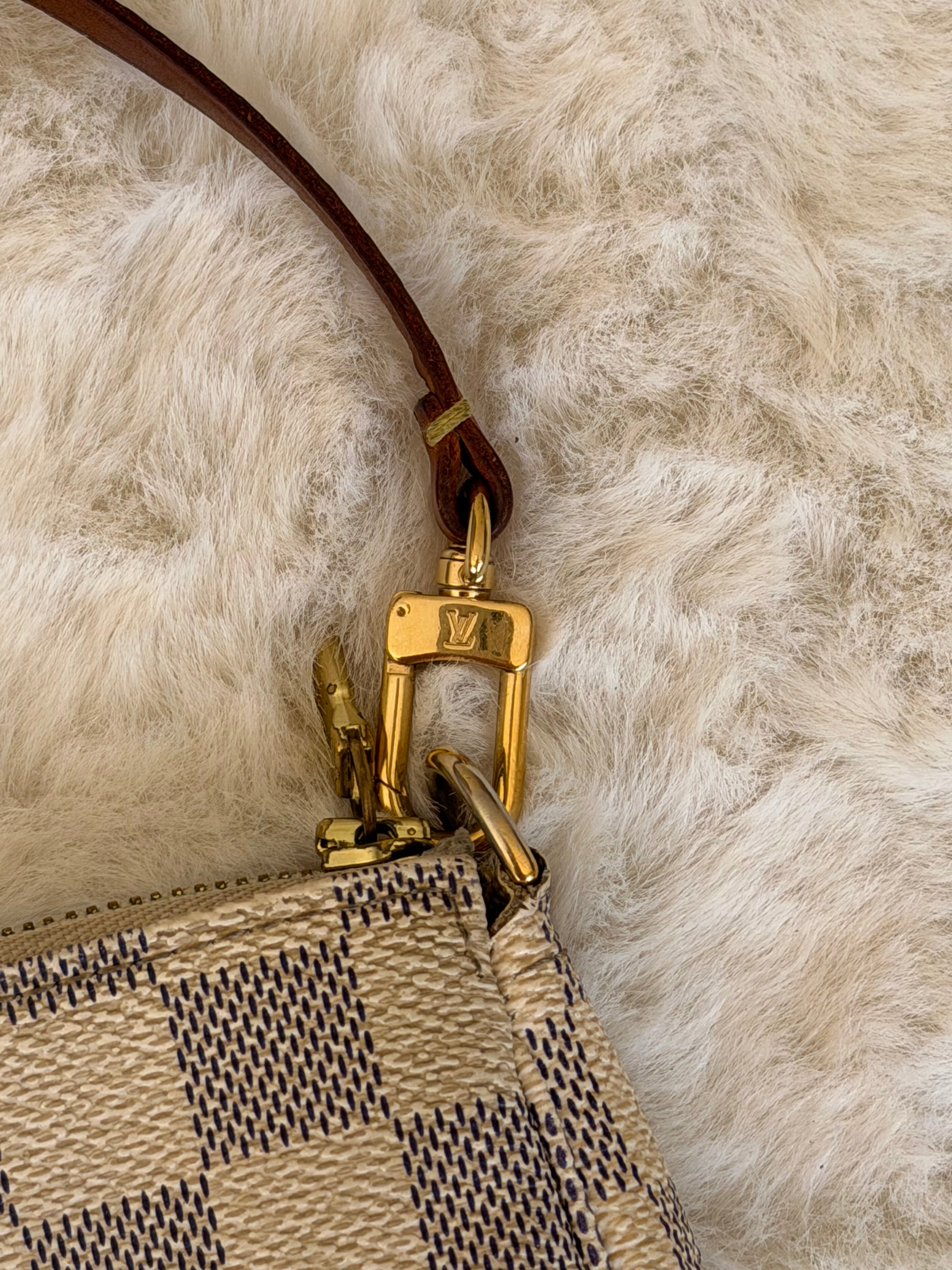 Louis Vuitton Pochette Accessories in Damier Azur