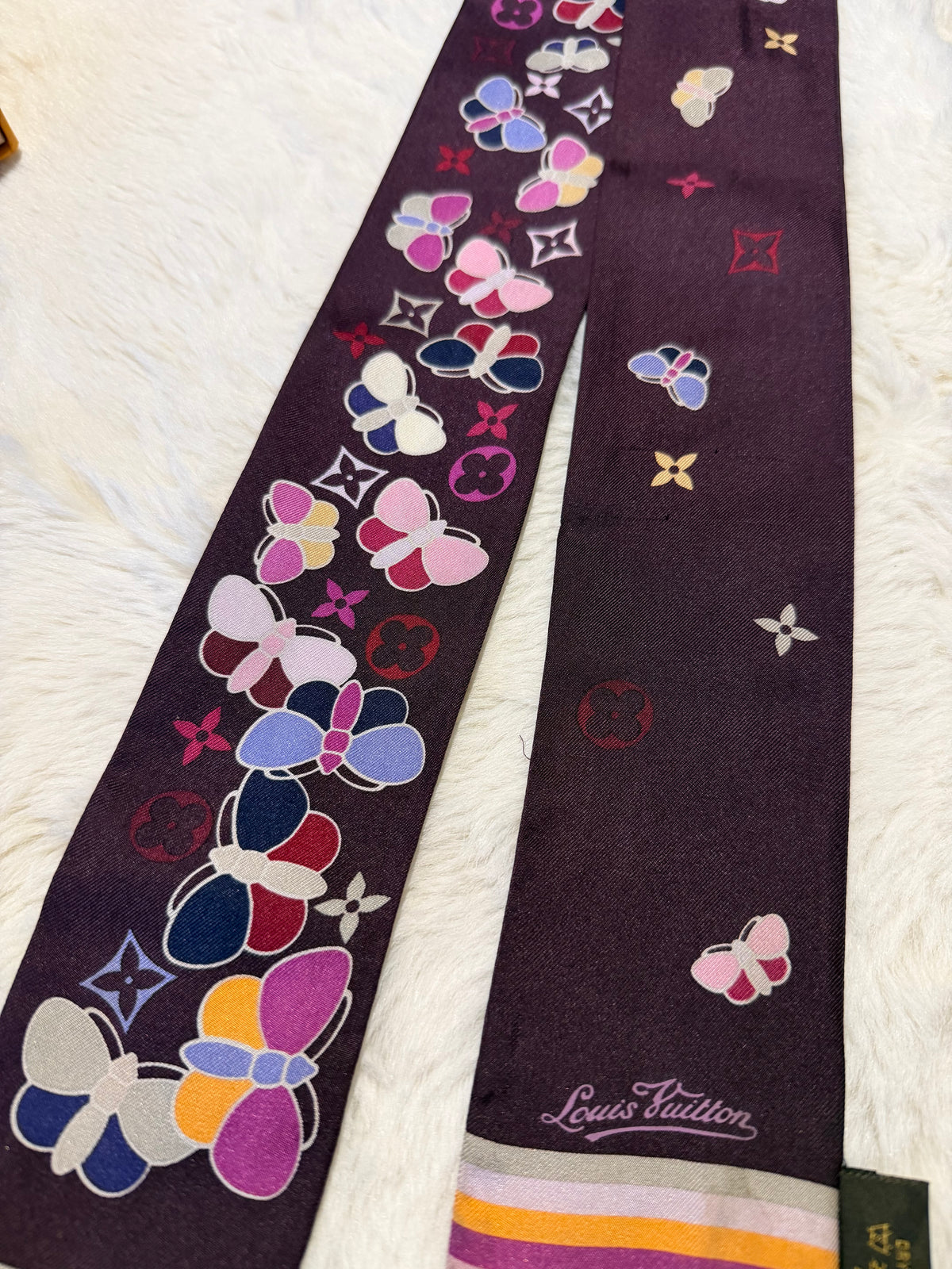 Louis Vuitton Butterfly Strap Bandeau in Purple