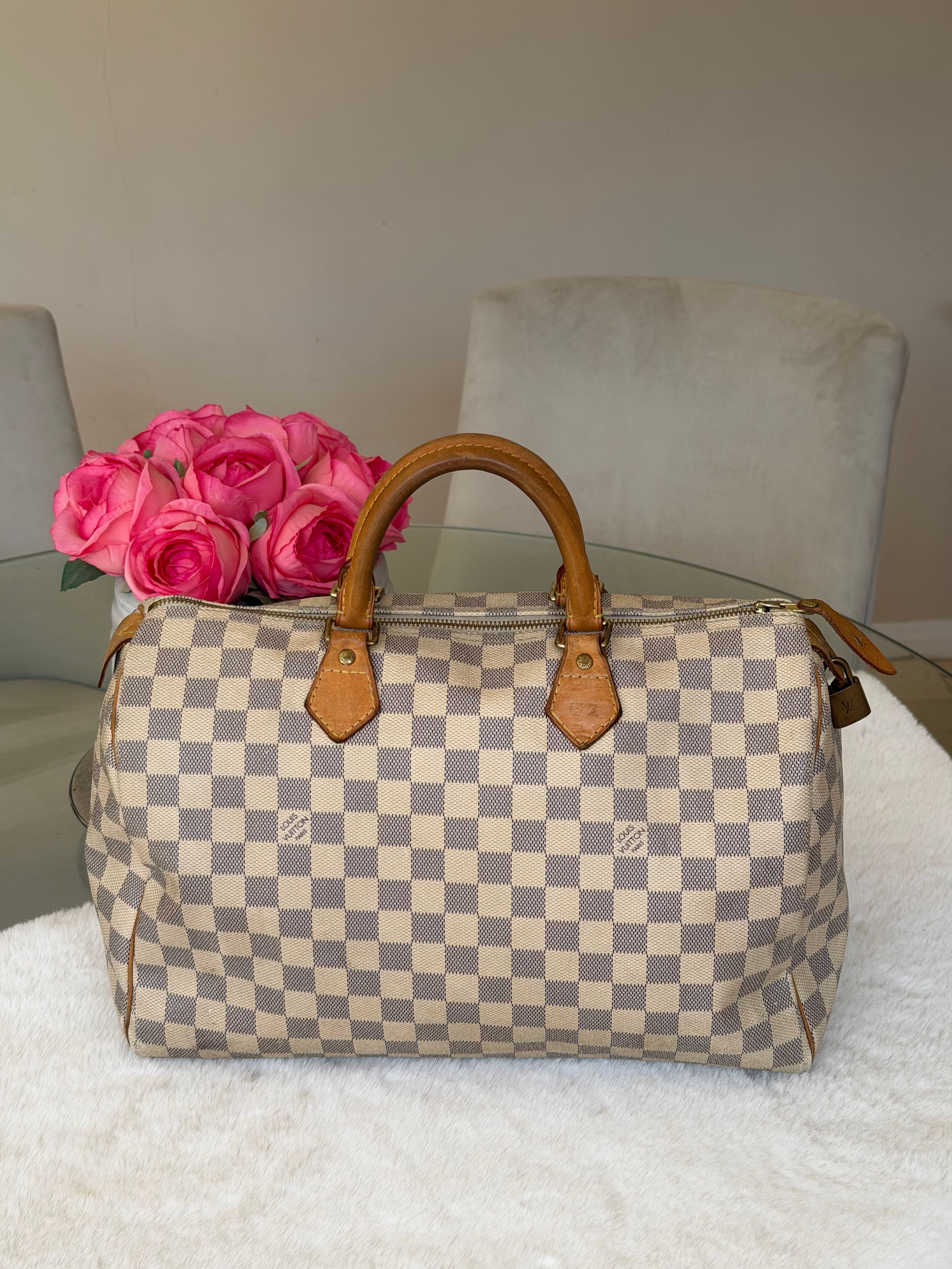 Louis Vuitton Speedy 35 in Damier Azur