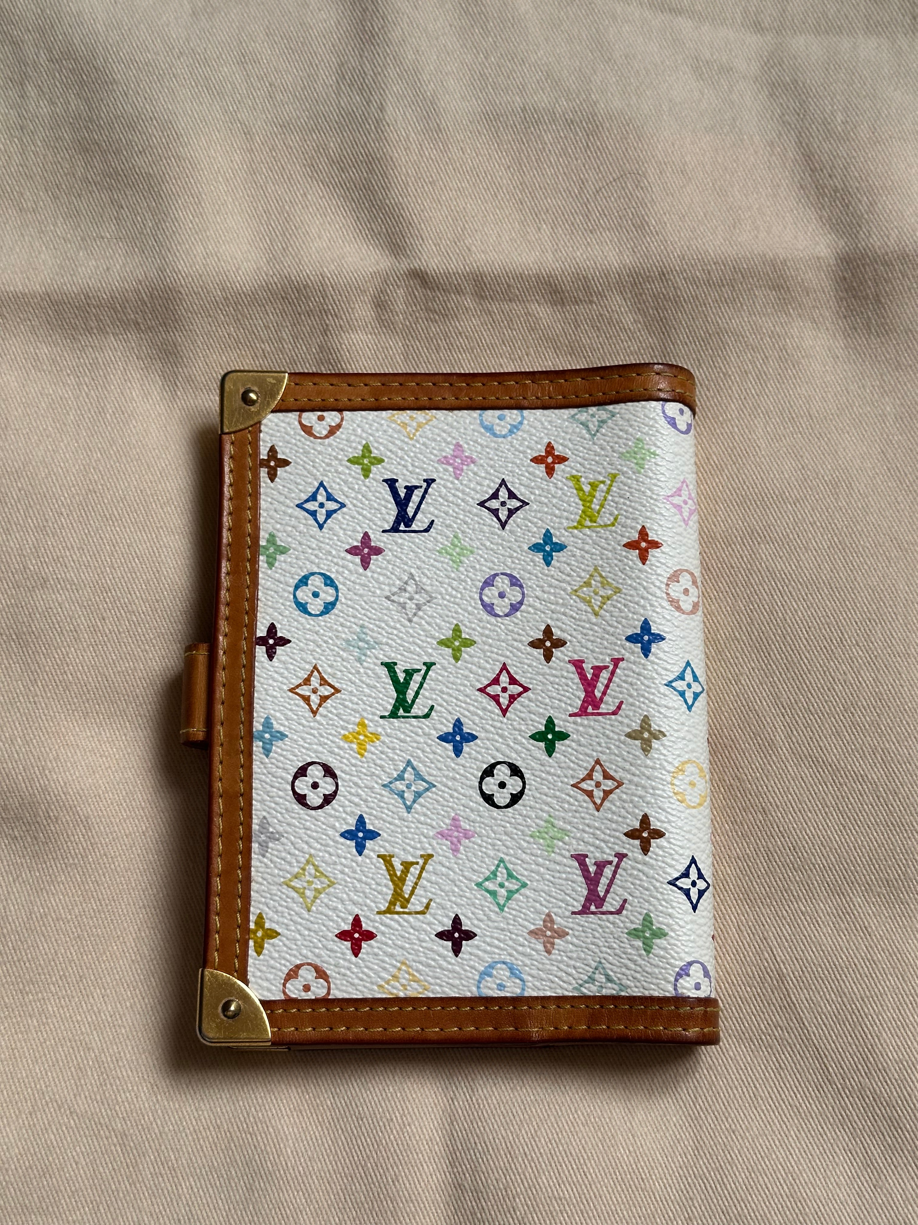Louis Vuitton X Takashi Murakami Agenda PM in Multicolour Monogram