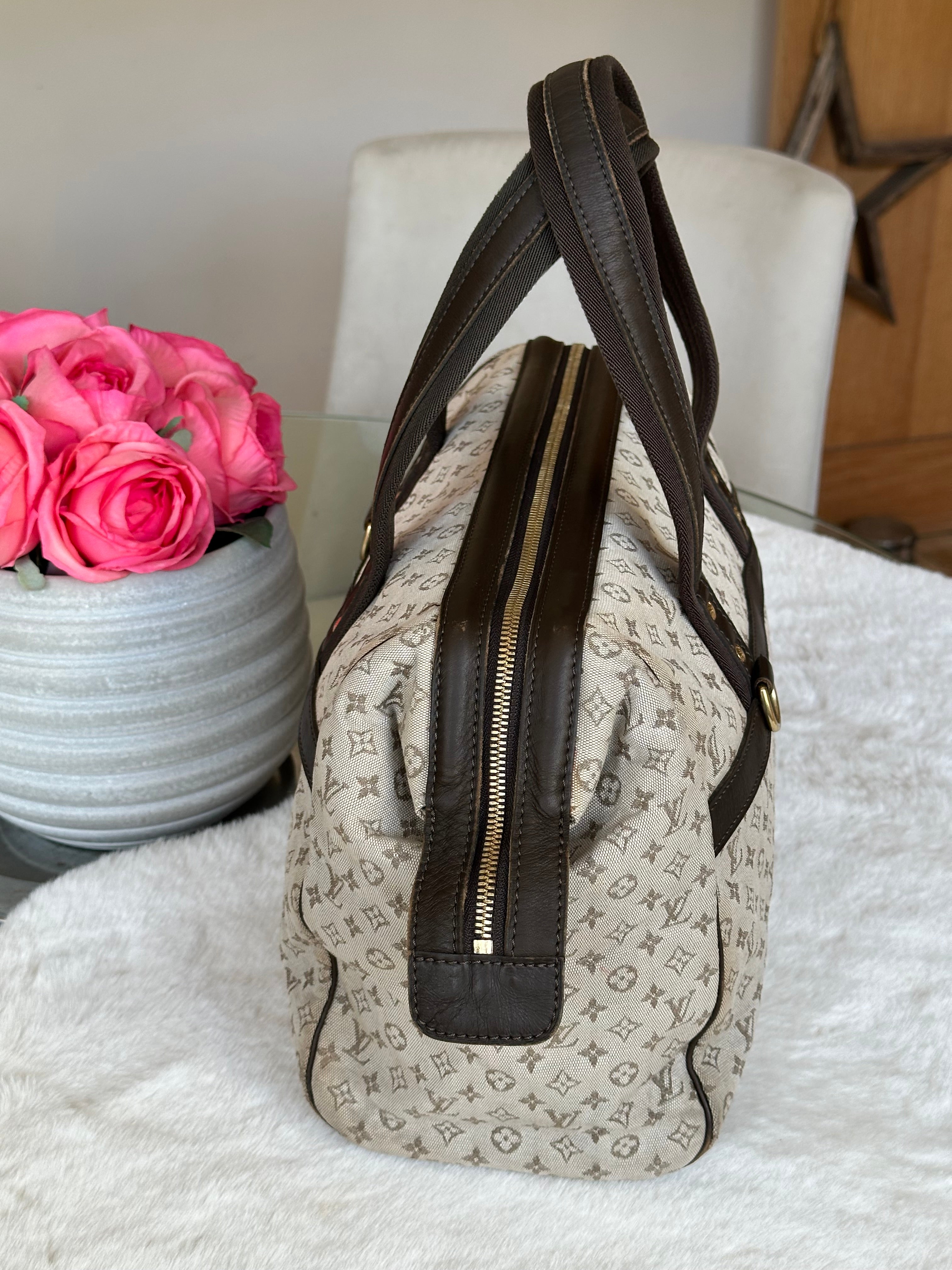 Louis Vuitton Josephine GM Handbag In Mini Lin Monogram