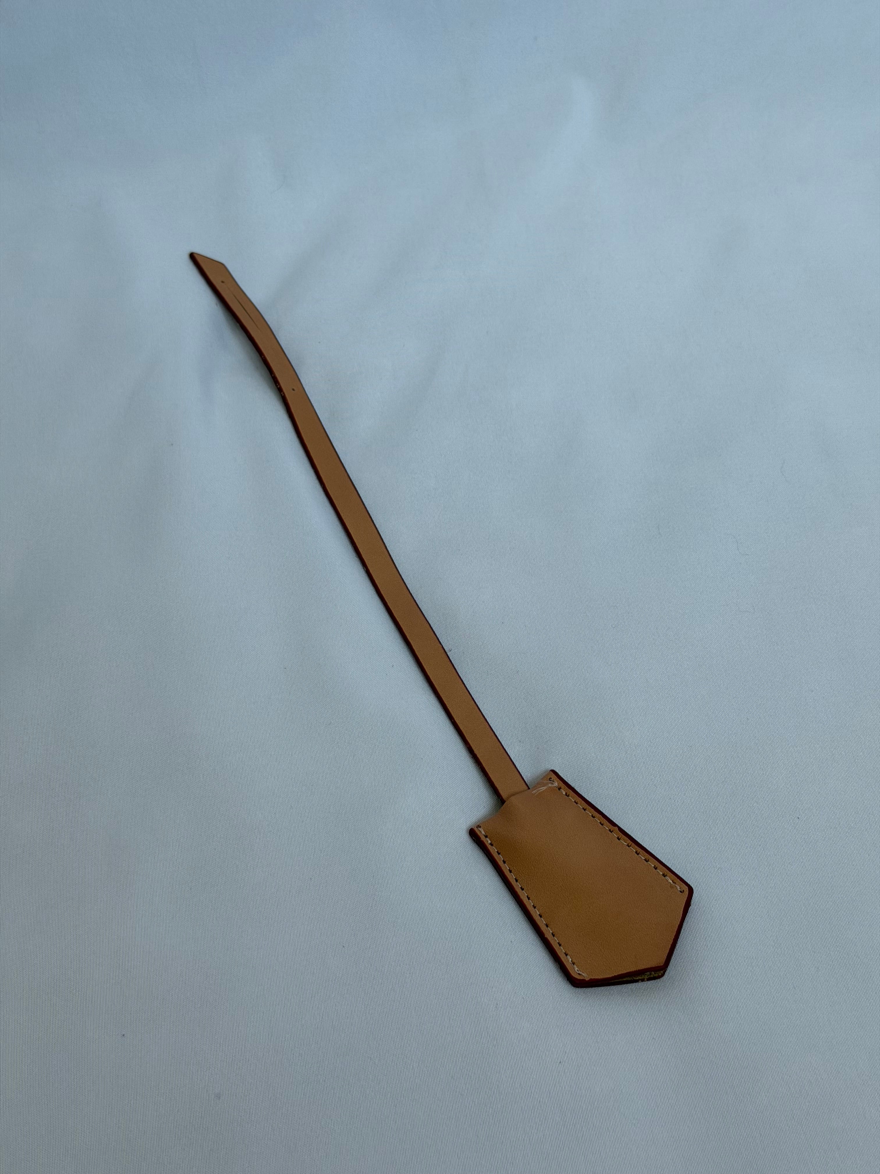 Genuine Leather Clochette in Tan