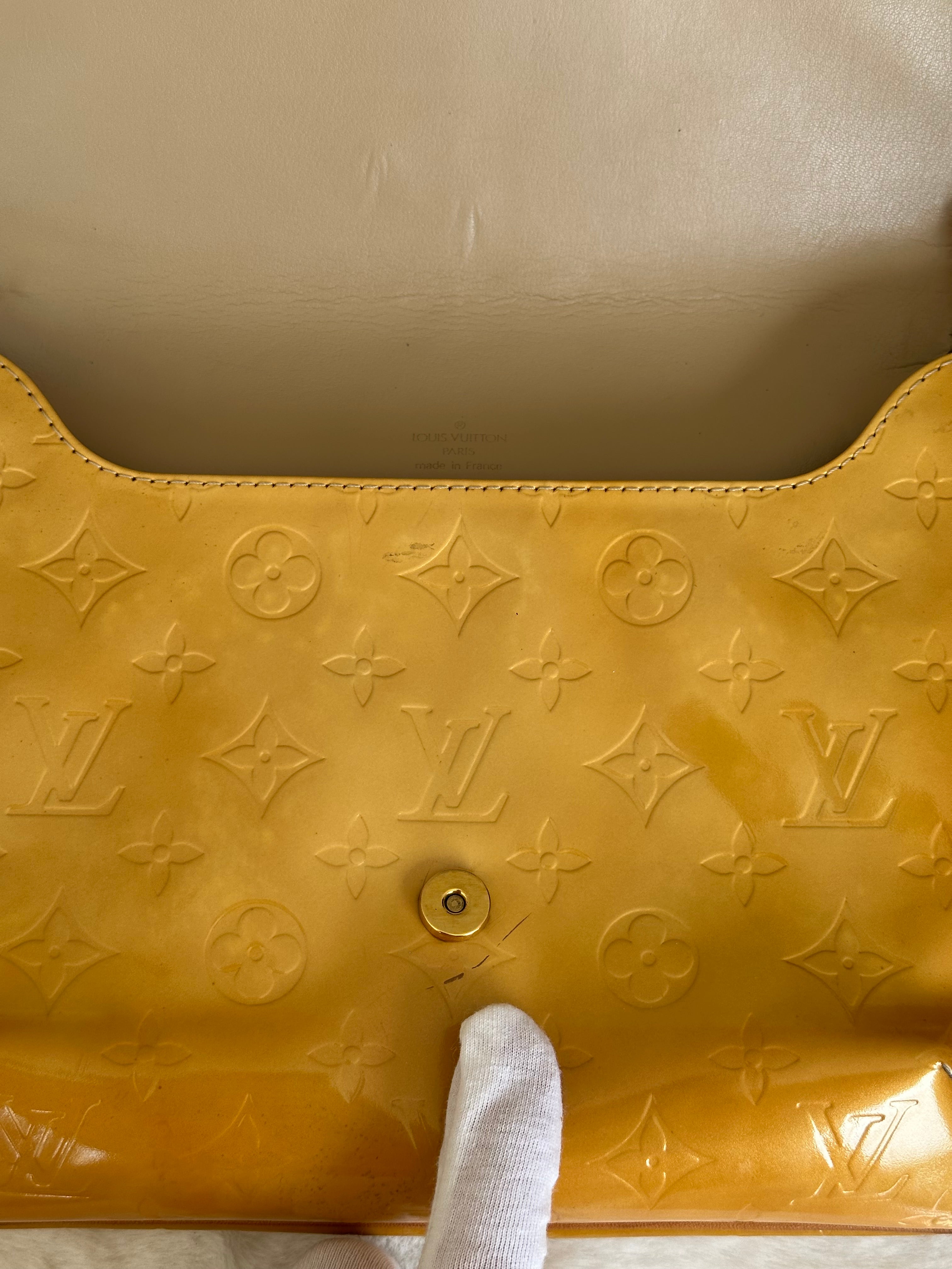 Louis Vuitton Thompson Street in Orange Vernis Leather