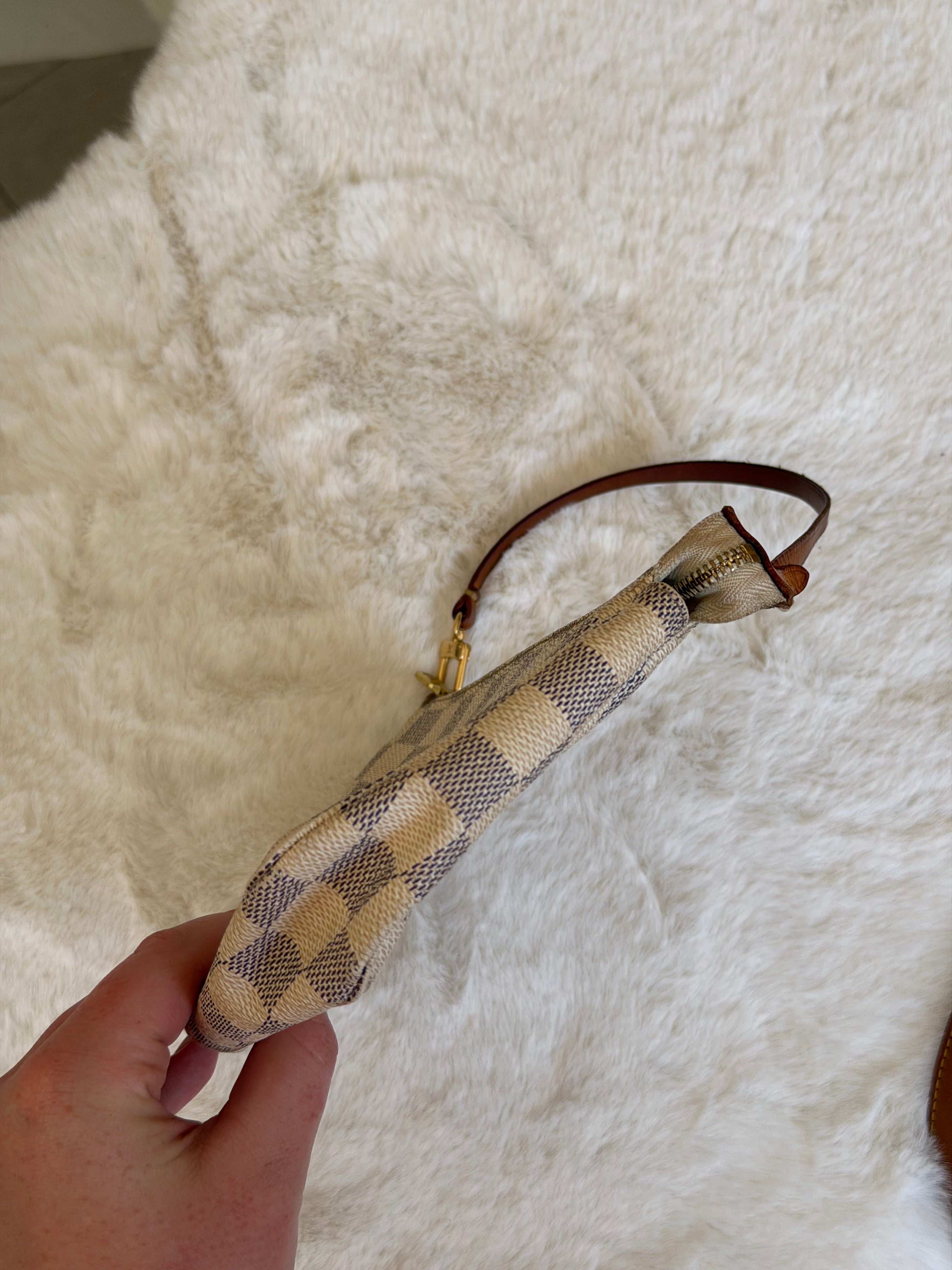 Louis Vuitton Pochette Accessories in Damier Azur