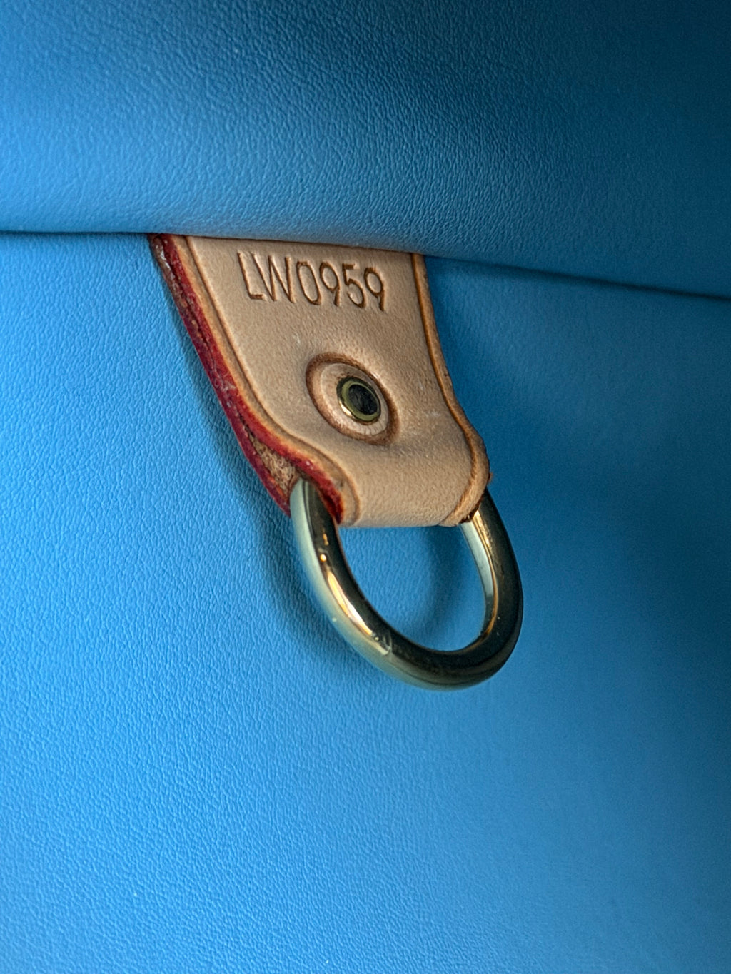 Louis Vuitton Houston in Mint/ Turquoise Vernis Leather