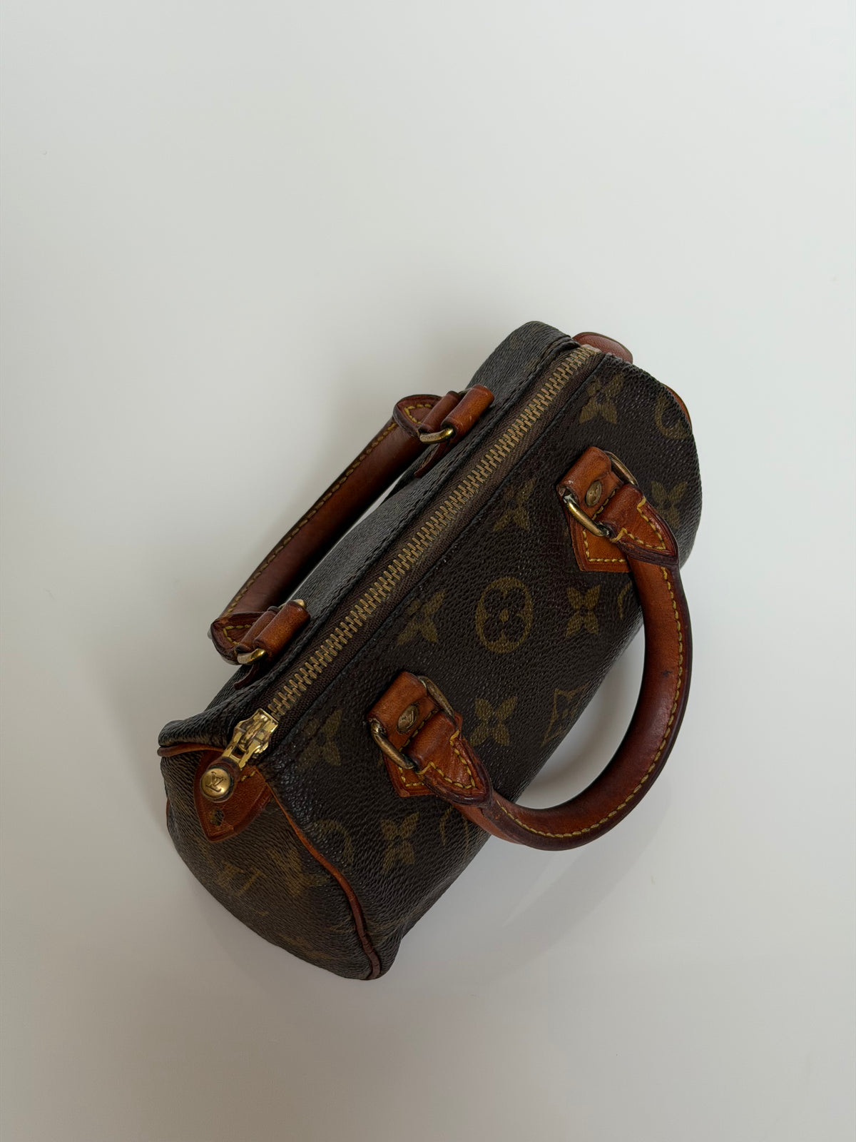 Louis Vuitton Mini Speedy in Monogram Canvas with Unbranded Strap