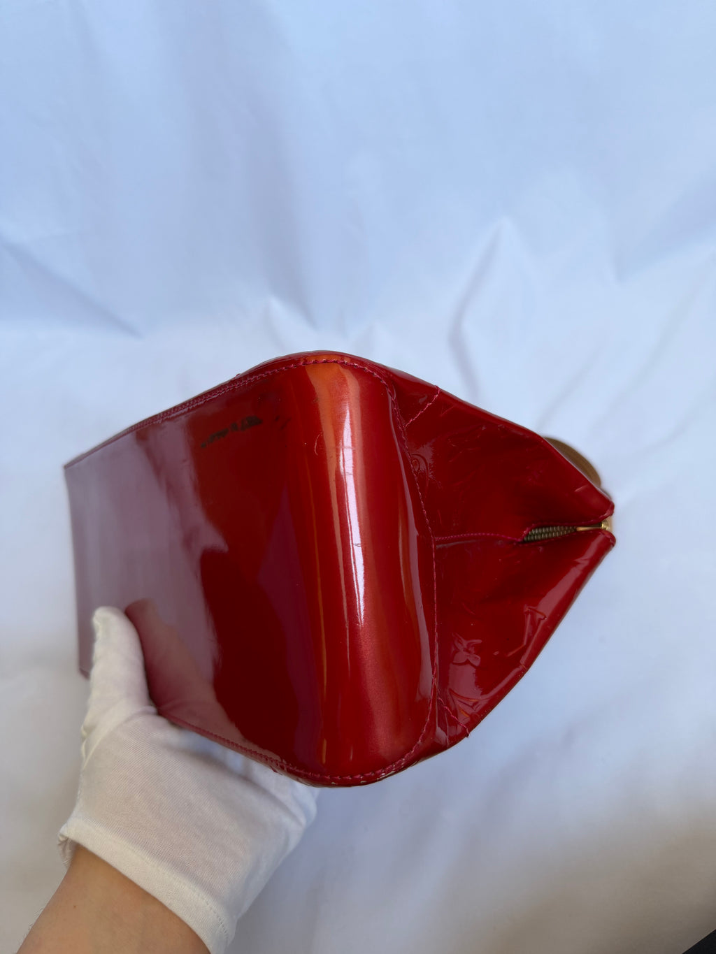 Louis Vuitton Rosewood Avenue Vernis Leather in Deep Red