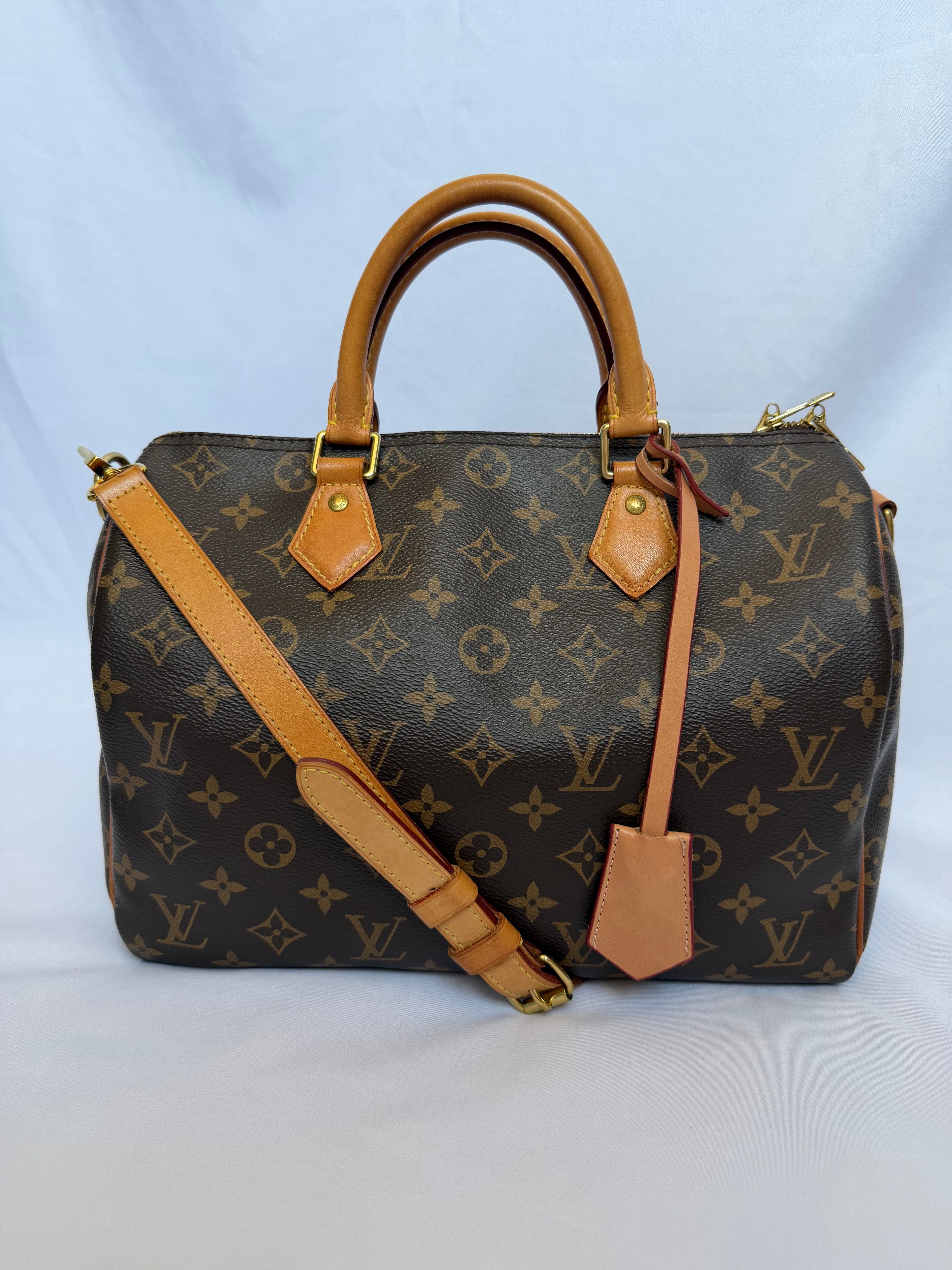 Genuine Leather Clochette in Tan